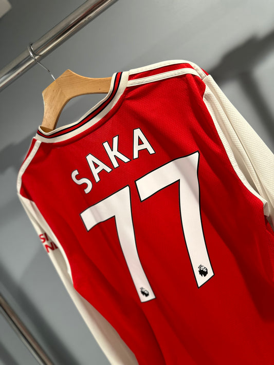 Arsenal Bukayo Saka 2019/20 Home Kit - Large Longsleeve