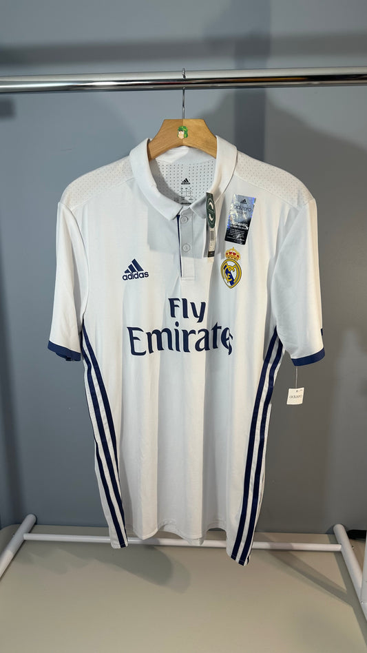 REAL MADRID 2016/17 HOME X GARETH BALE (L) BNWT PLAYER VERSION