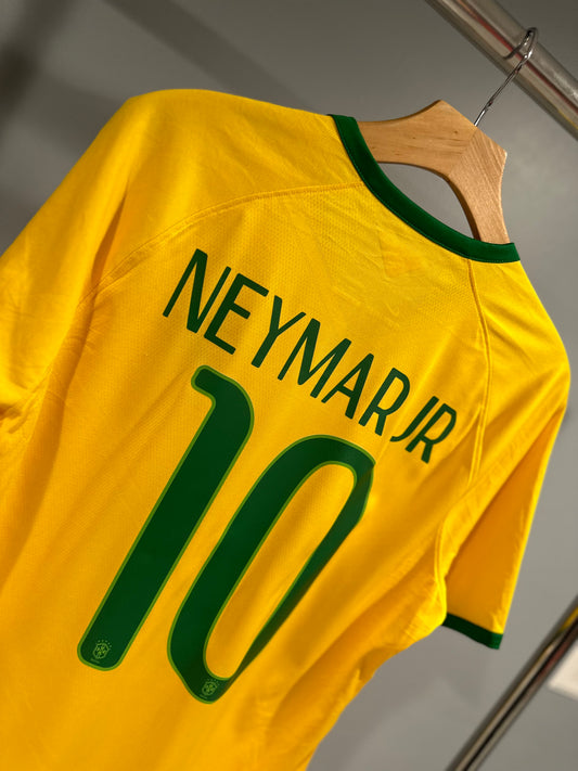 Brazil Neymar Jr 2014/15 Player Version Home Kit - Large