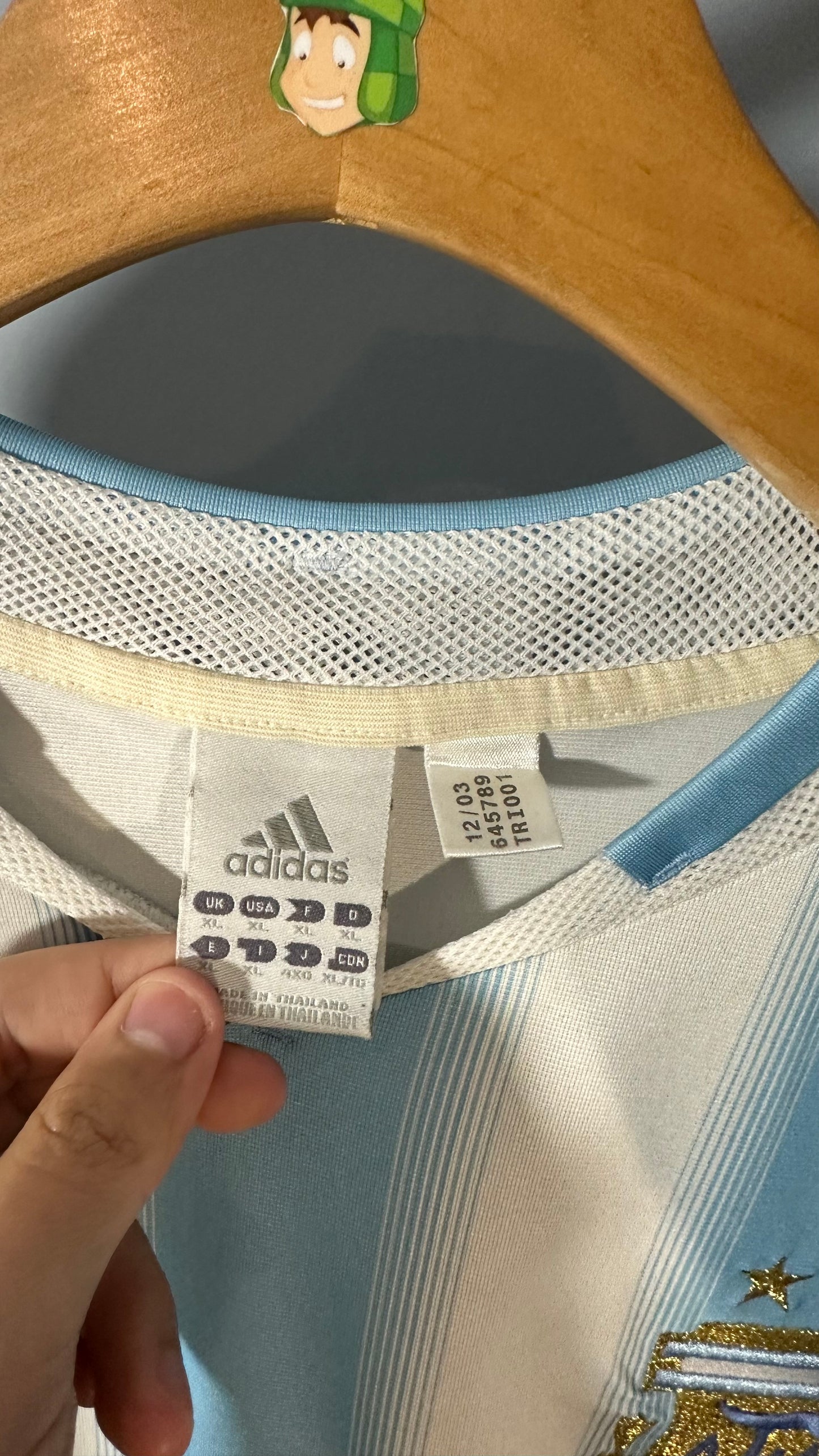ARGENTINA 2004 HOME X LIONEL MESSI (XL)