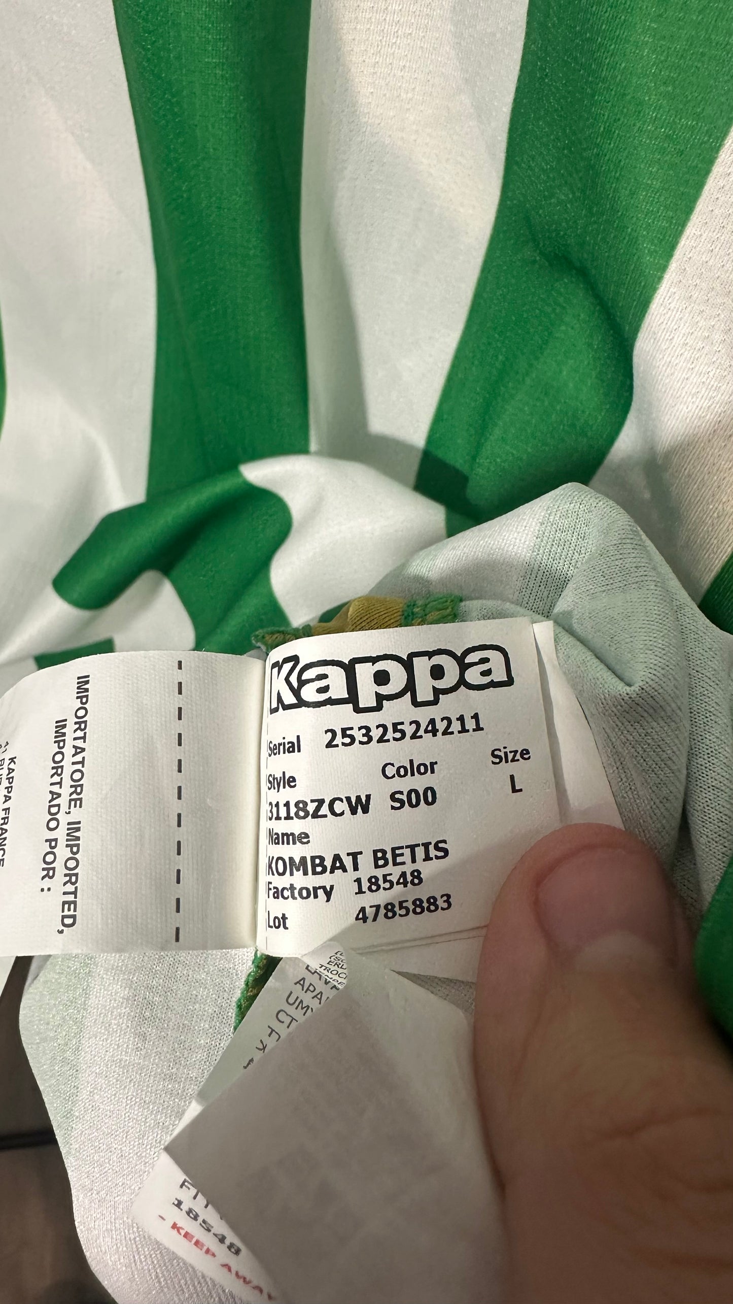 REAL BETIS 2020 HOME X FEKIR (L)