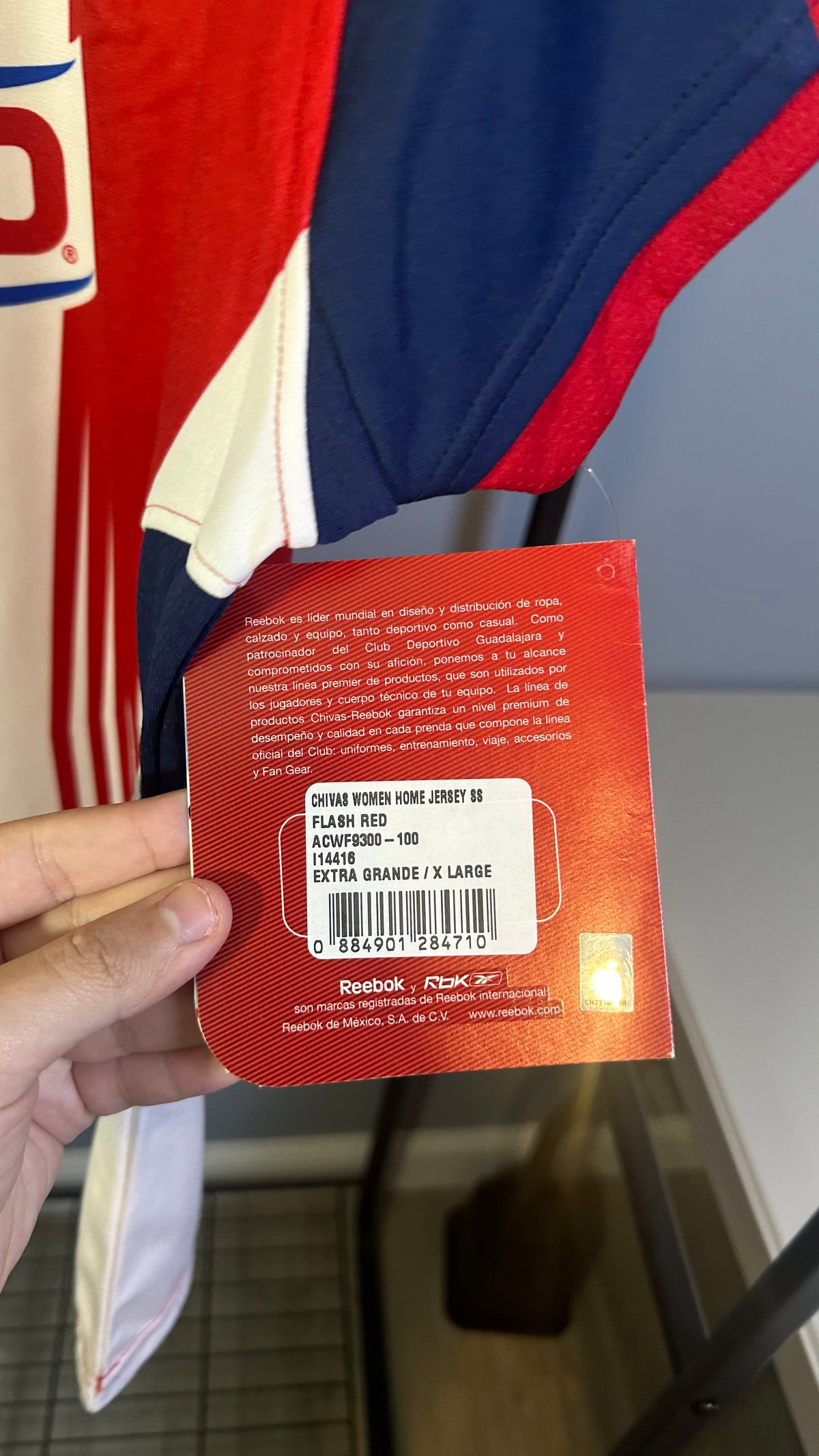 CHIVAS 2009 HOME X JAVIER "CHICHARITO" HERNANDEZ (WOMEN'S XL) BNWT