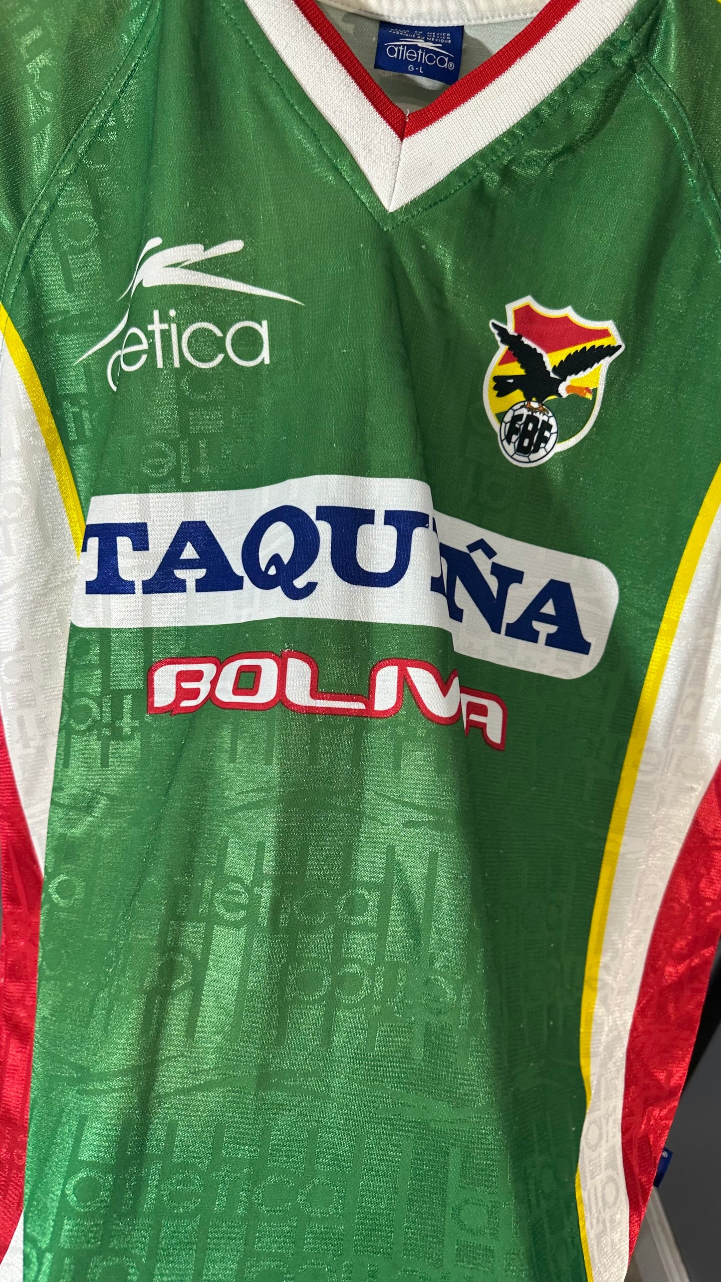 BOLIVIA 2001 TRAINING JERSEY (L)