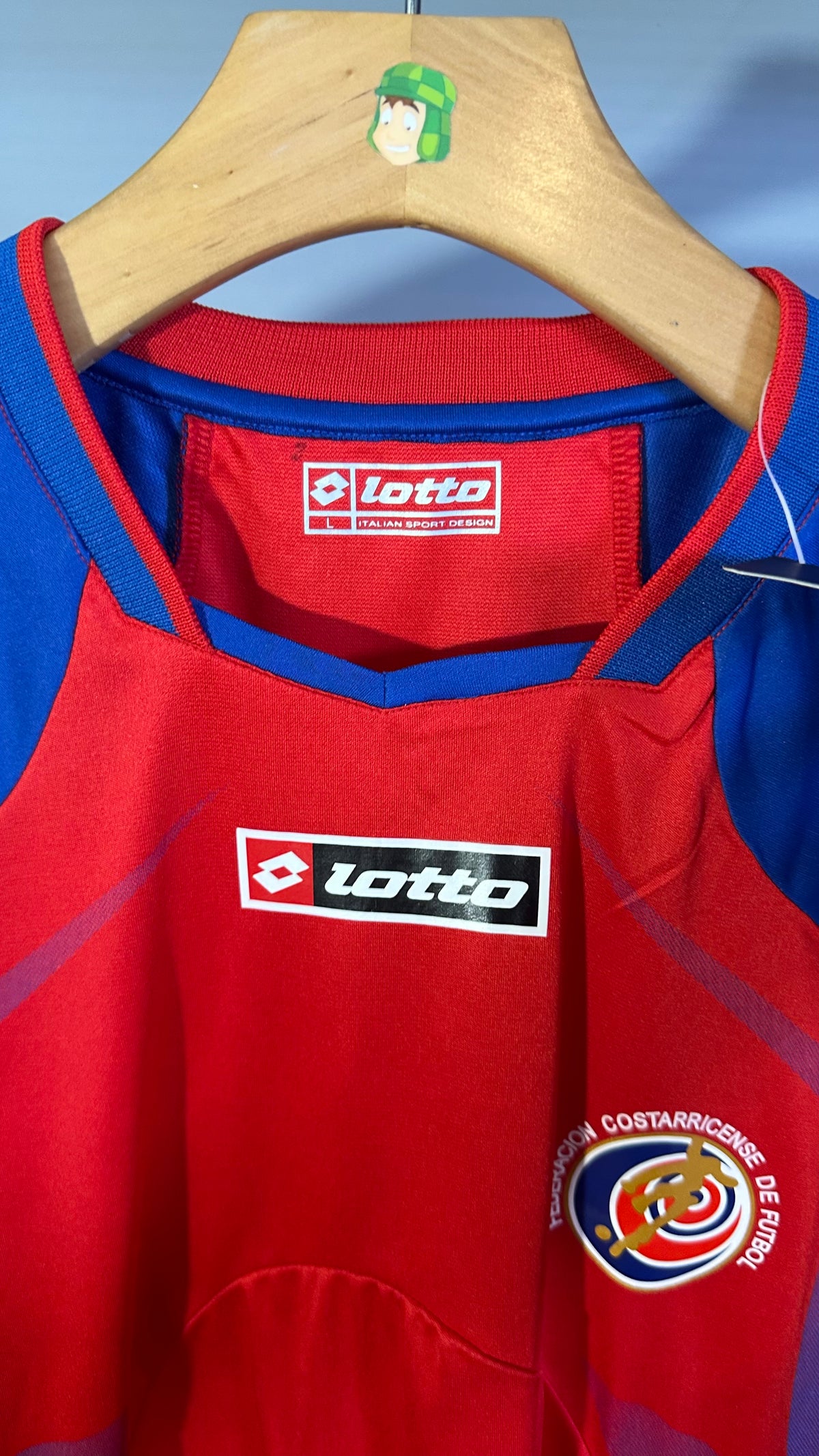 COSTA RICA 2008 HOME JERSEY (L) BNWT