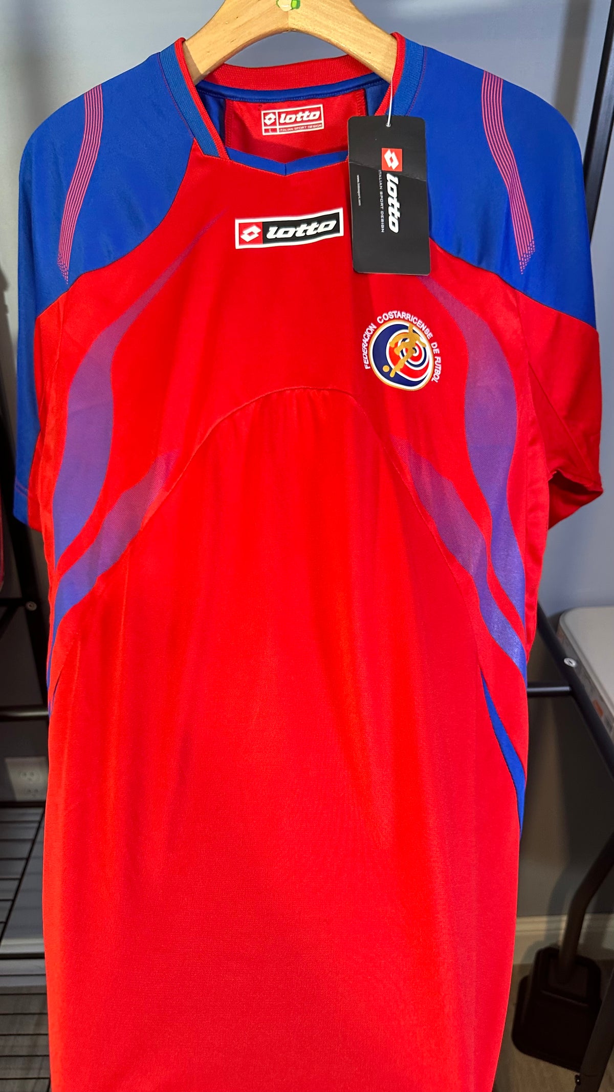 COSTA RICA 2008 HOME JERSEY (L) BNWT