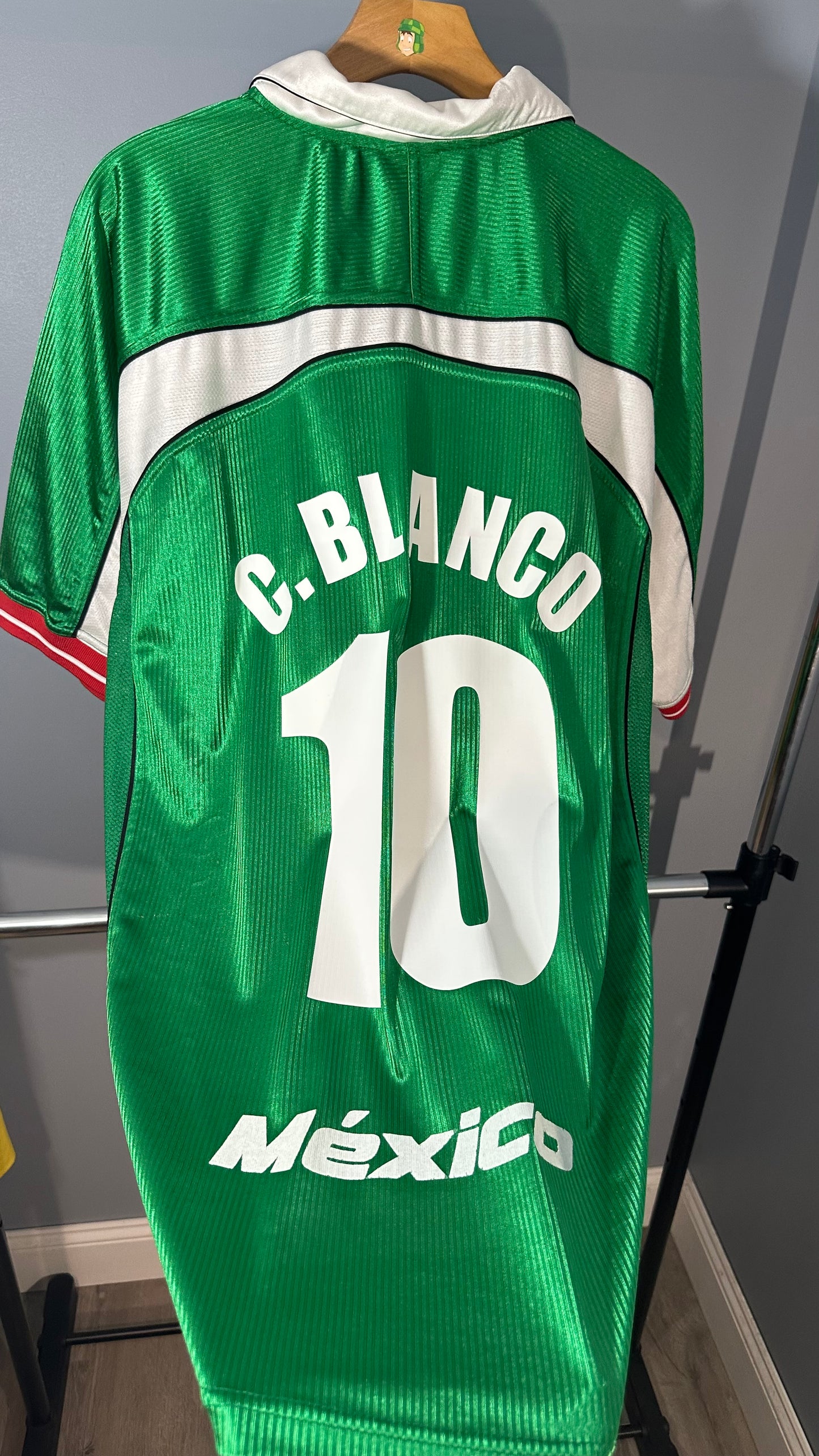 MEXICO 2000 X CUAHTEMOC BLANCO HOME (XL)