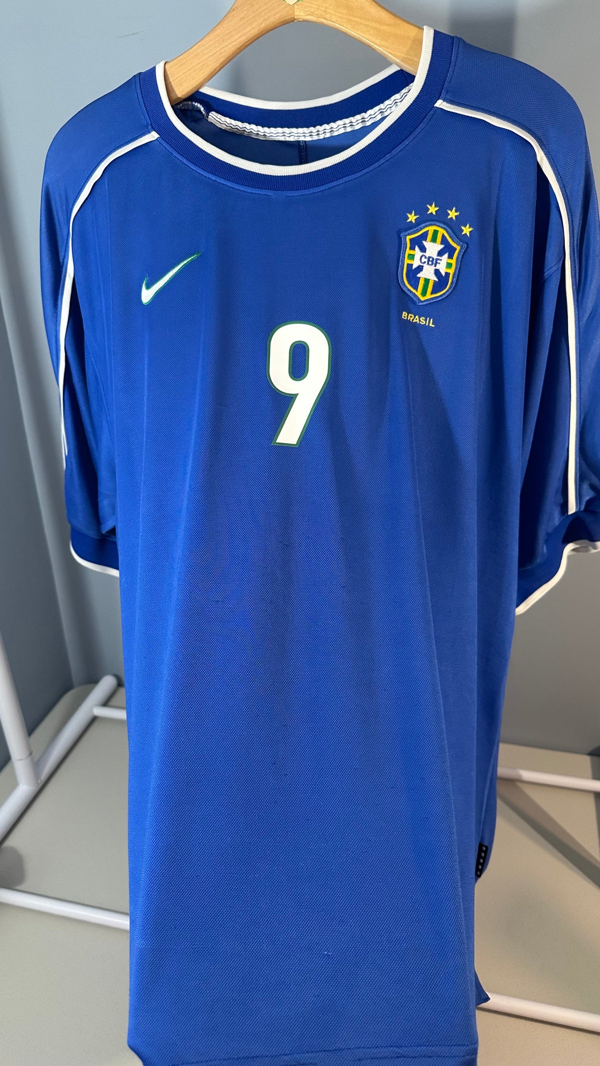 BRAZIL 1998/99 AWAY X RONALDO NAZARIO (XL)