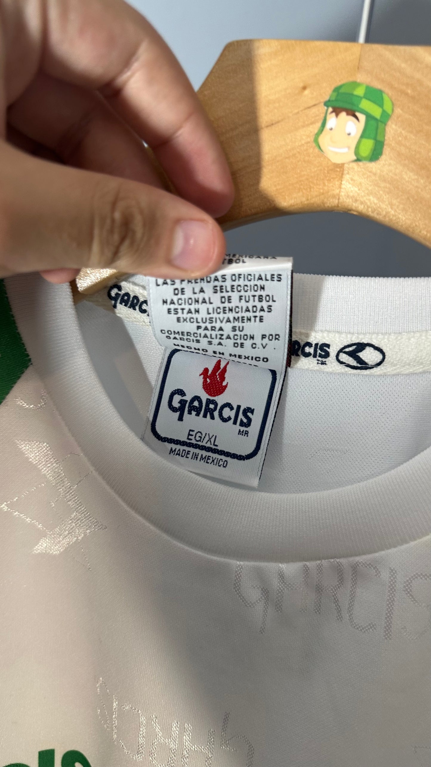 MEXICO 1999 GARCIS CAMPEON CONFEDERACIONES JERSEY (XL)
