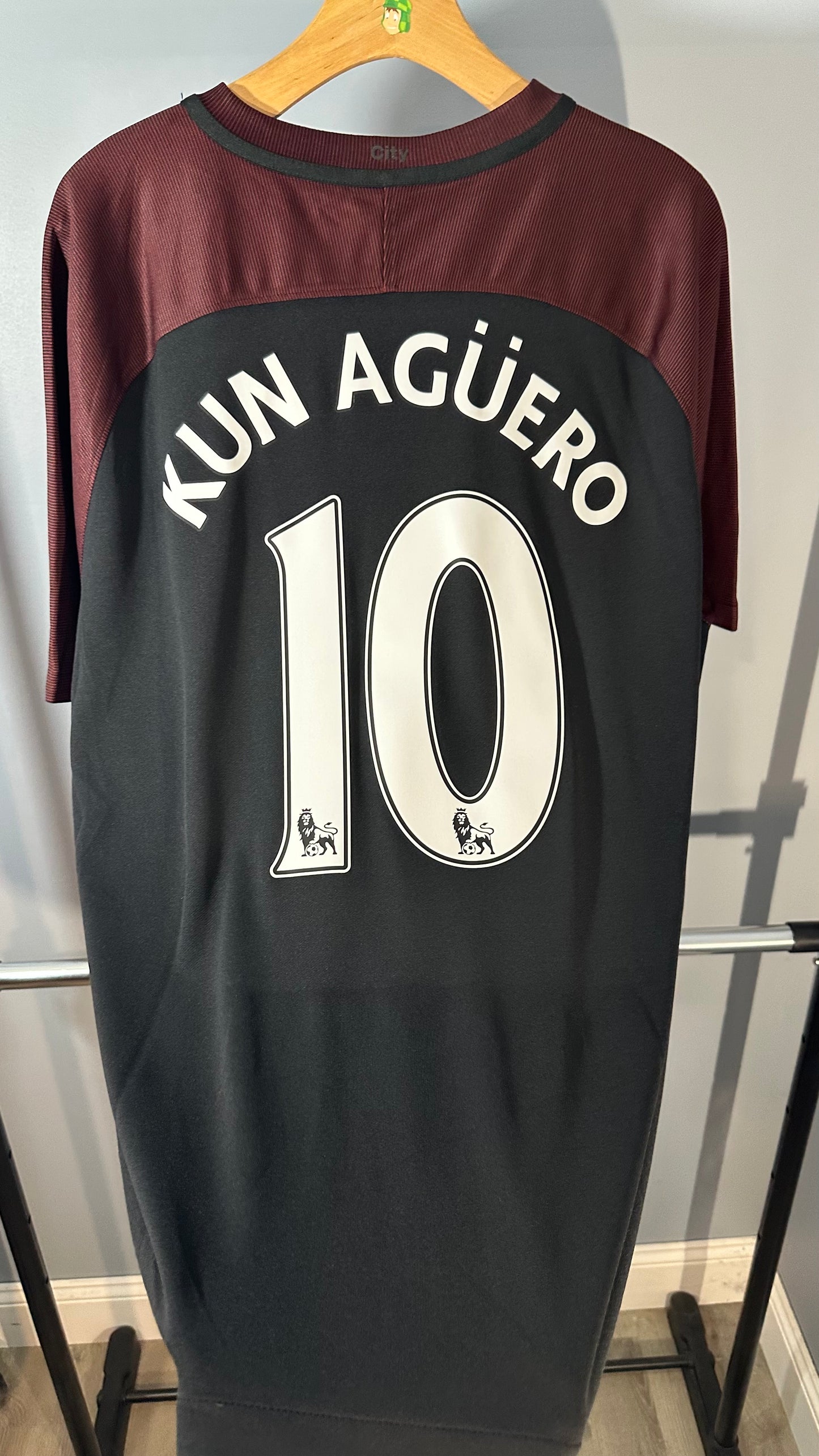 MANCHESTER CITY 2016 X KUN AGUERO AWAY (2XL)