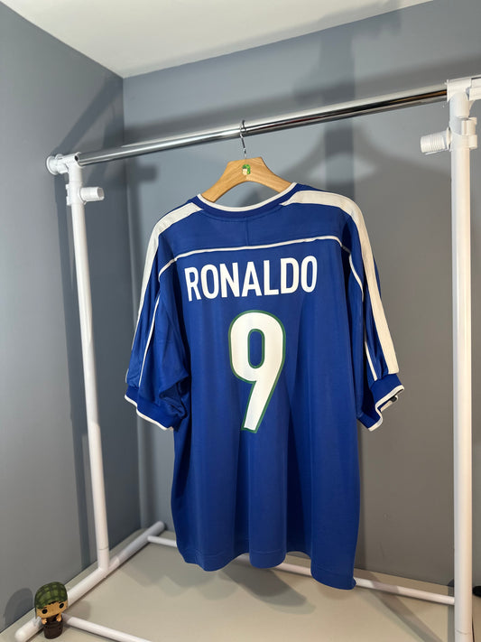 BRAZIL 1998/99 AWAY X RONALDO NAZARIO (XL)