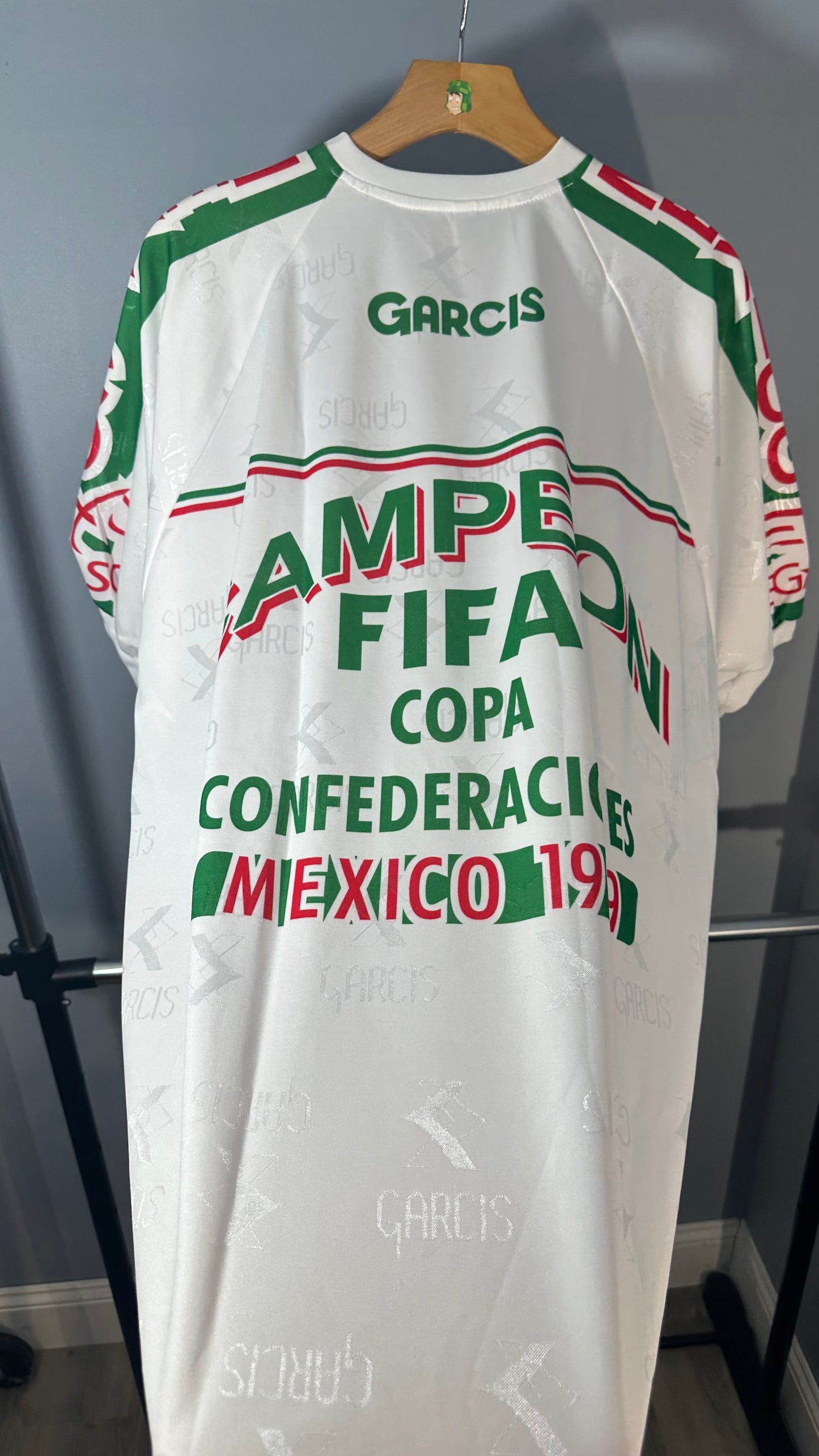 MEXICO 1999 GARCIS CAMPEON CONFEDERACIONES JERSEY (XL)