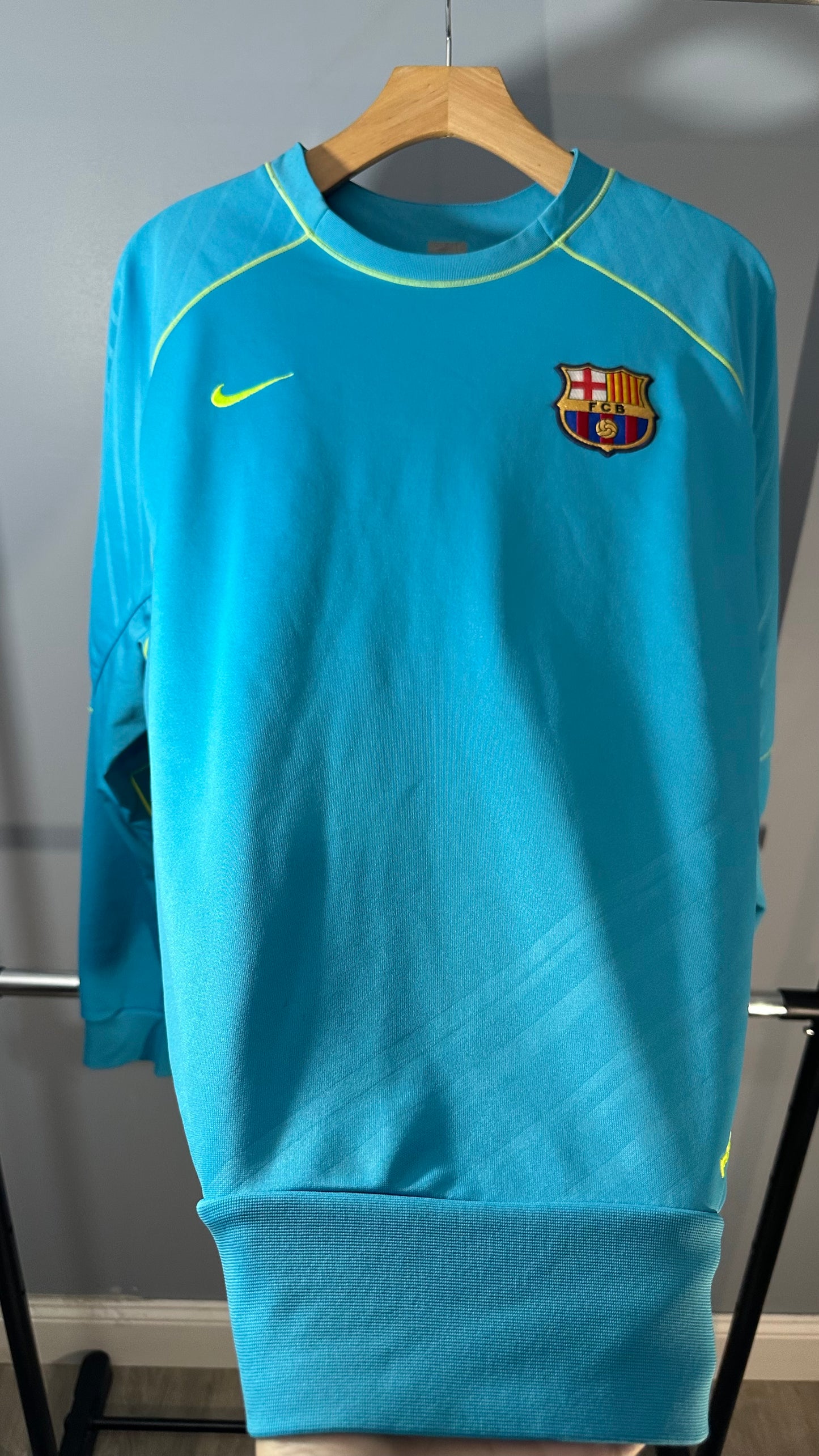 FC BARCELONA 2007 TRAINING CREWNECK (L)
