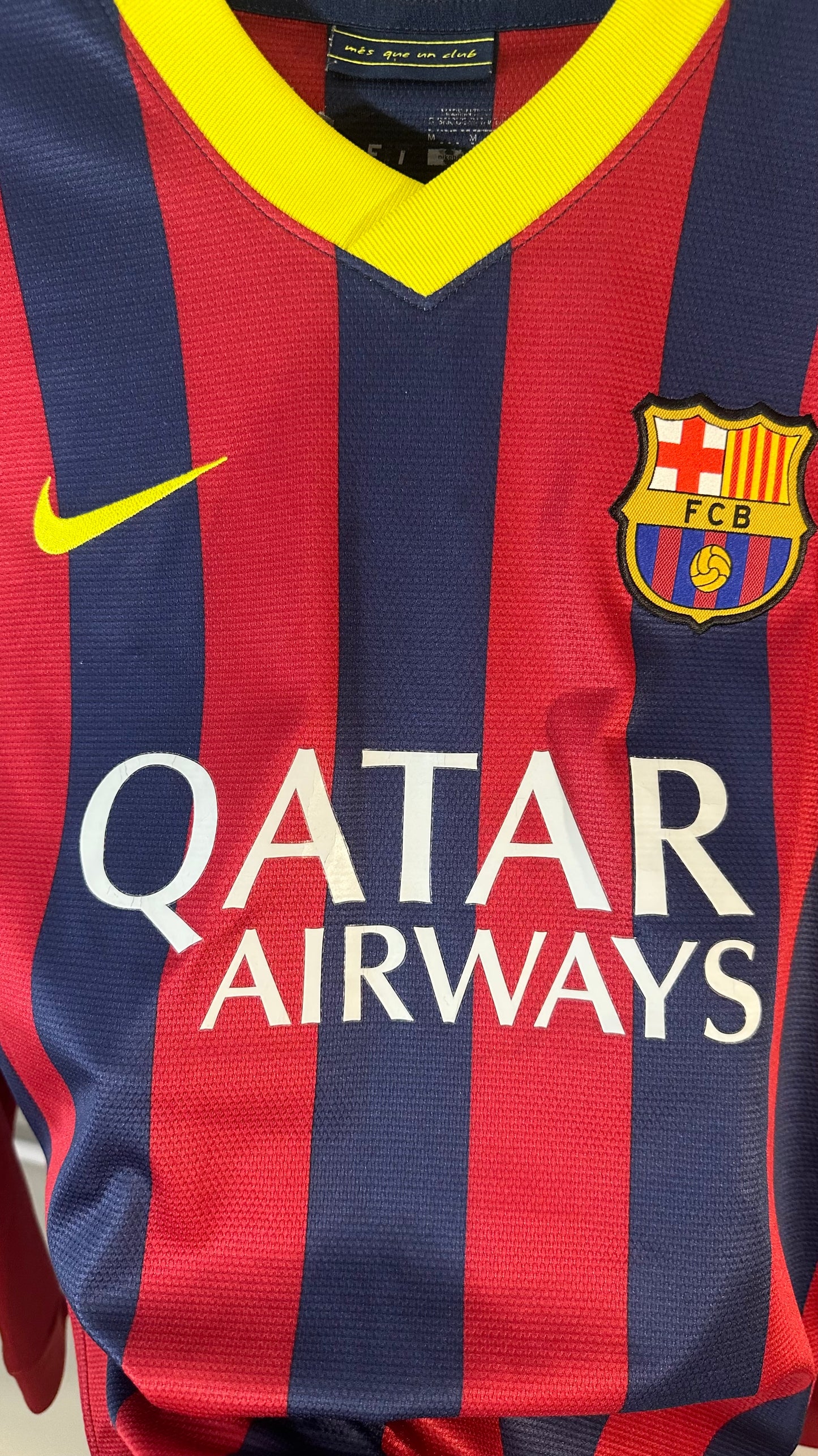 FC BARCELONA 2013/14 HOME - NEYMAR JR (M) L/S