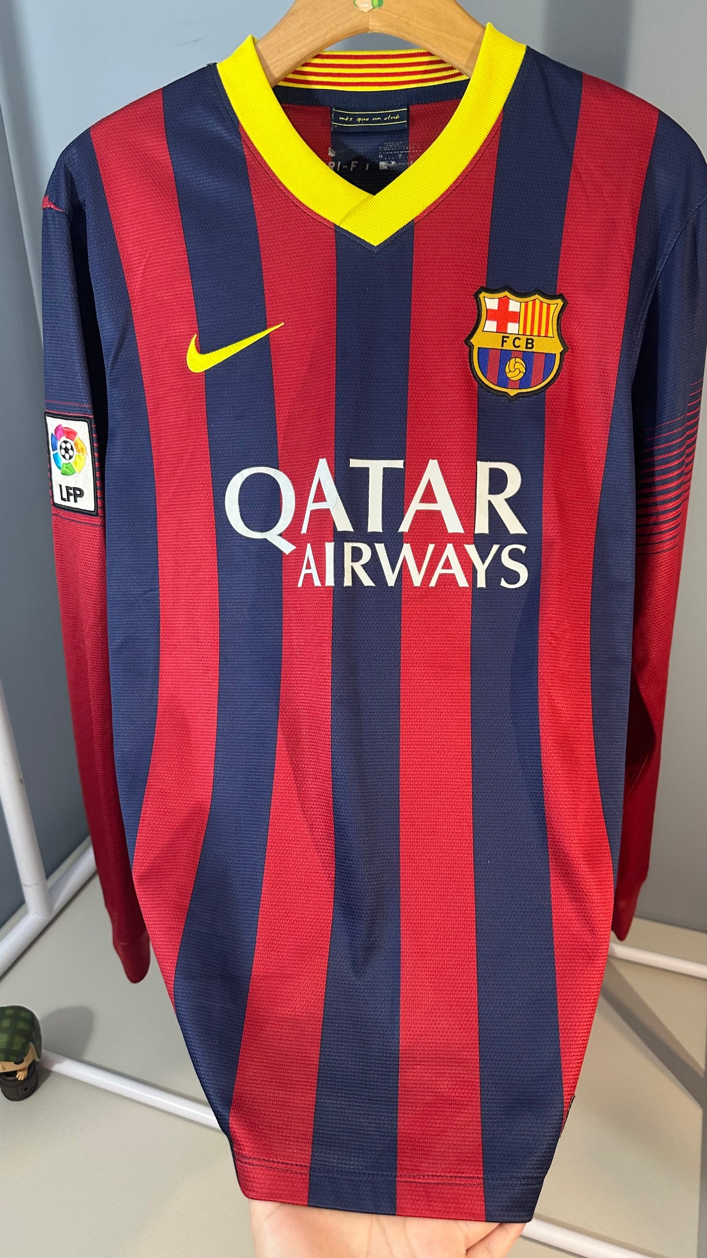 FC BARCELONA 2013/14 HOME - NEYMAR JR (M) L/S