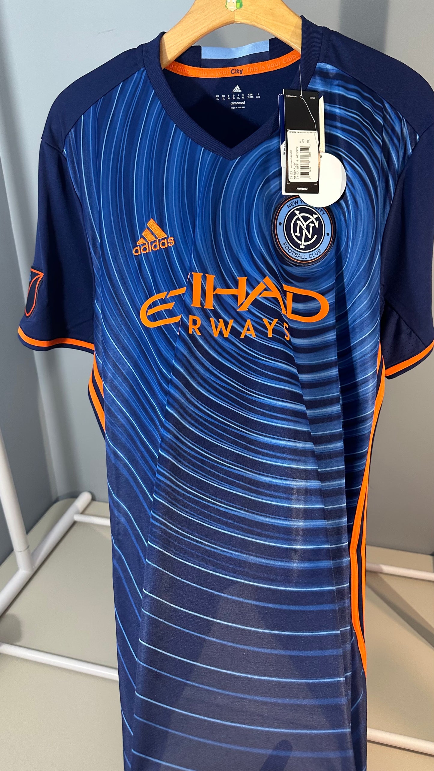 NEW YORK CITY FC 2016/17 AWAY - ANDREA PIRLO (XL) BNWT