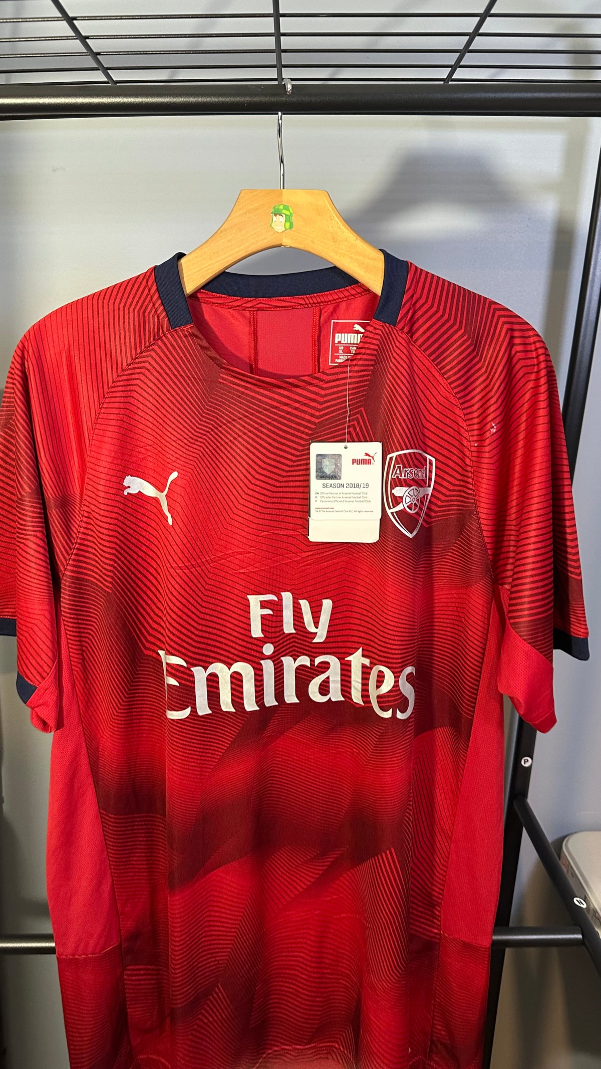 ARSENAL 2018 TRAINING JERSEY (XL) BNWT