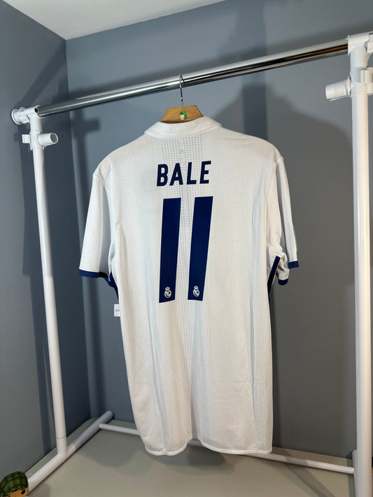 REAL MADRID 2016/17 HOME X GARETH BALE (L) BNWT PLAYER VERSION