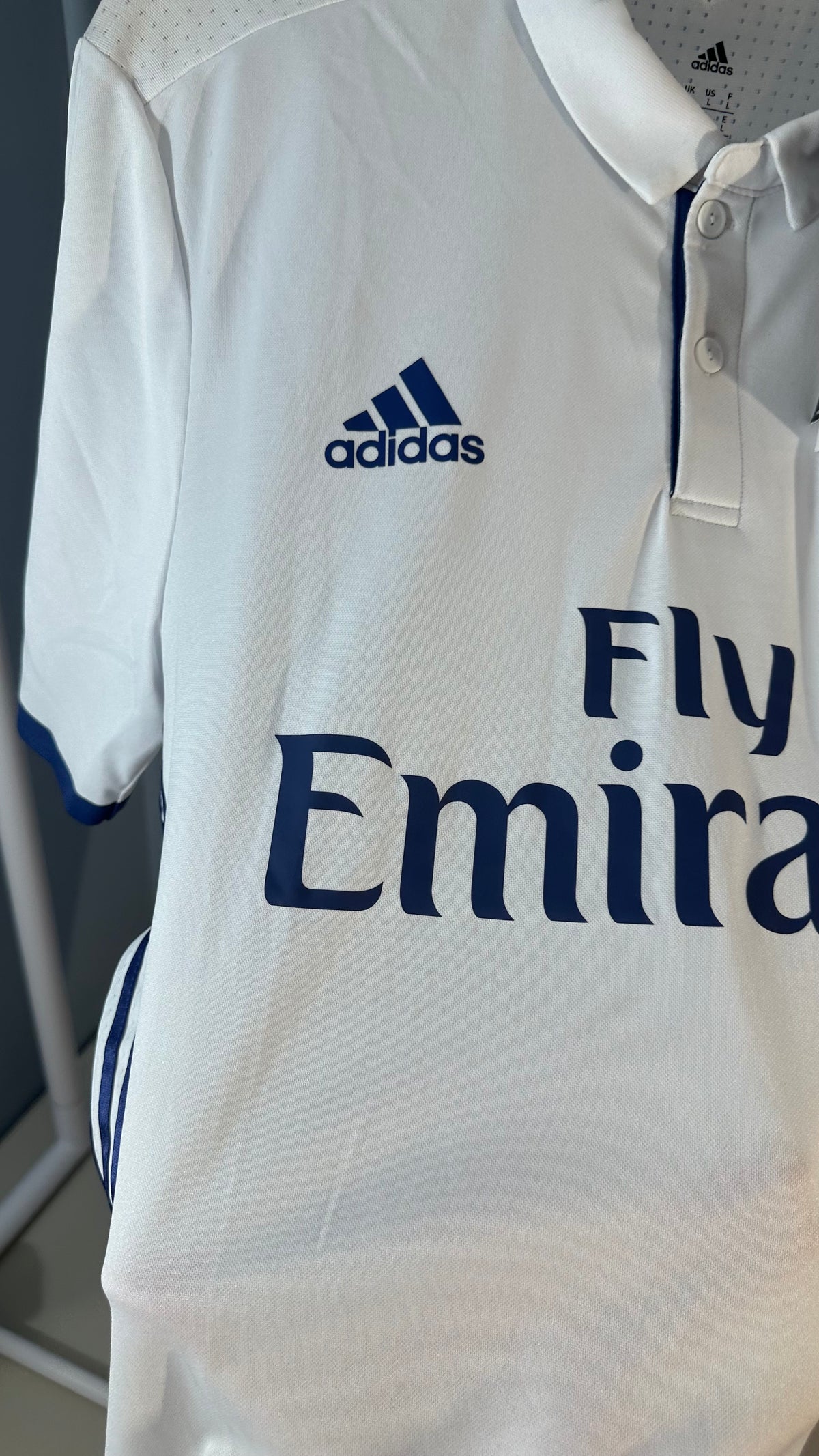 REAL MADRID 2016/17 HOME X GARETH BALE (L) BNWT PLAYER VERSION