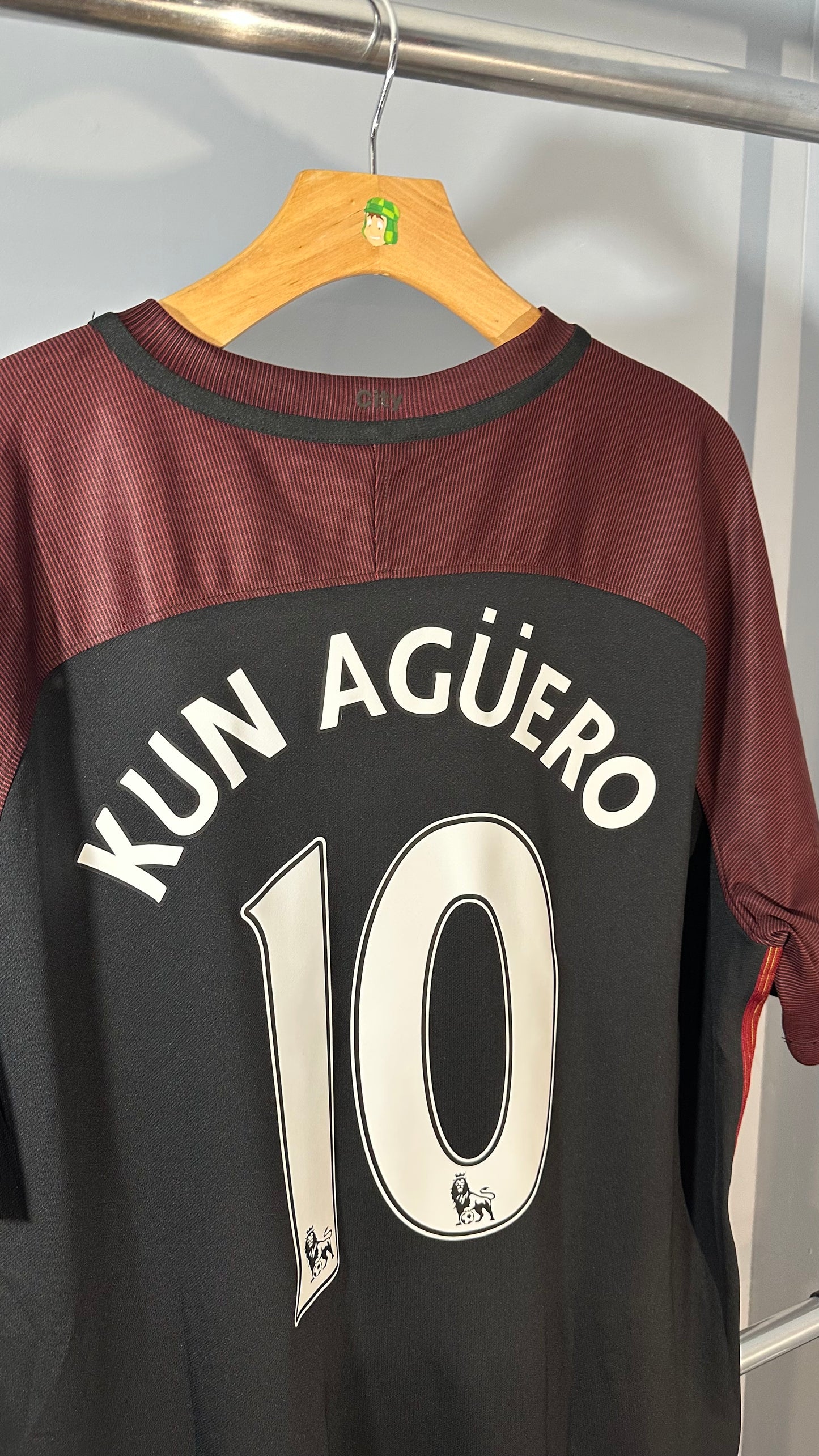 MANCHESTER CITY 2016 X KUN AGUERO AWAY (2XL)