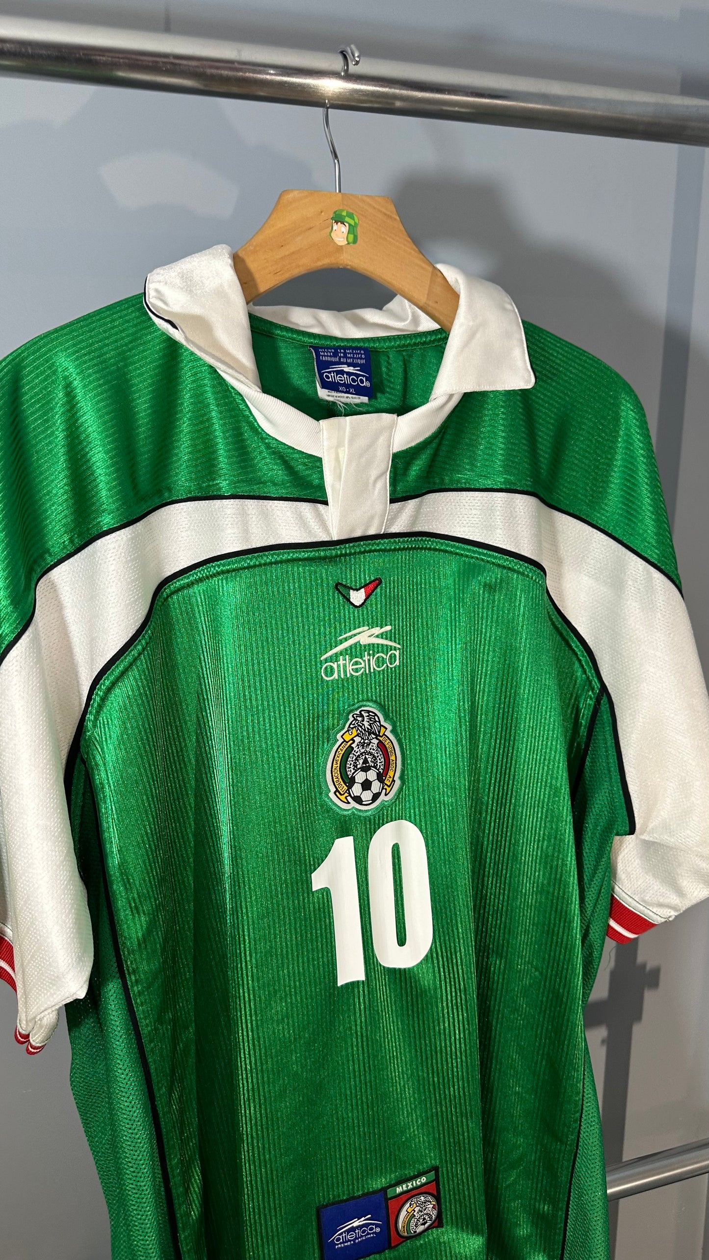 MEXICO 2000 X CUAHTEMOC BLANCO HOME (XL)