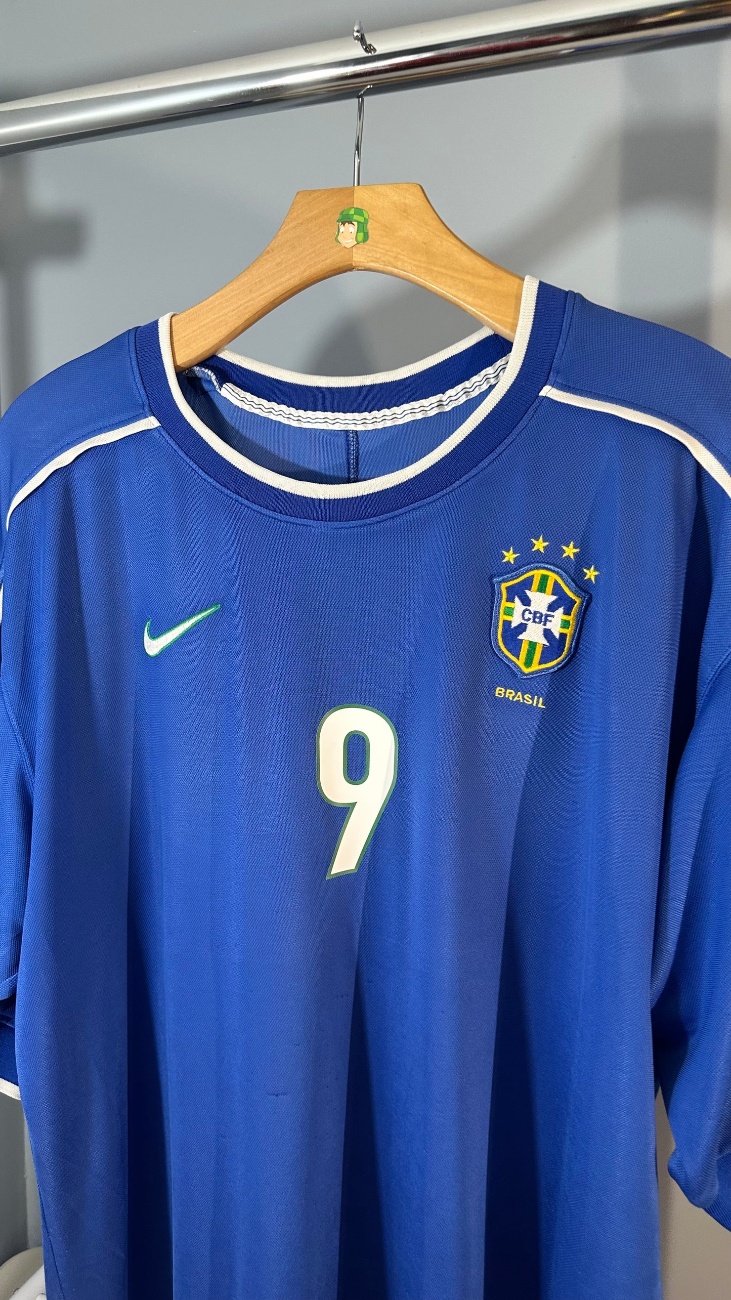 BRAZIL 1998/99 AWAY X RONALDO NAZARIO (XL)