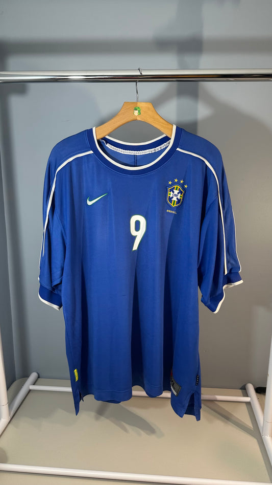 BRAZIL 1998/99 AWAY X RONALDO NAZARIO (XL)