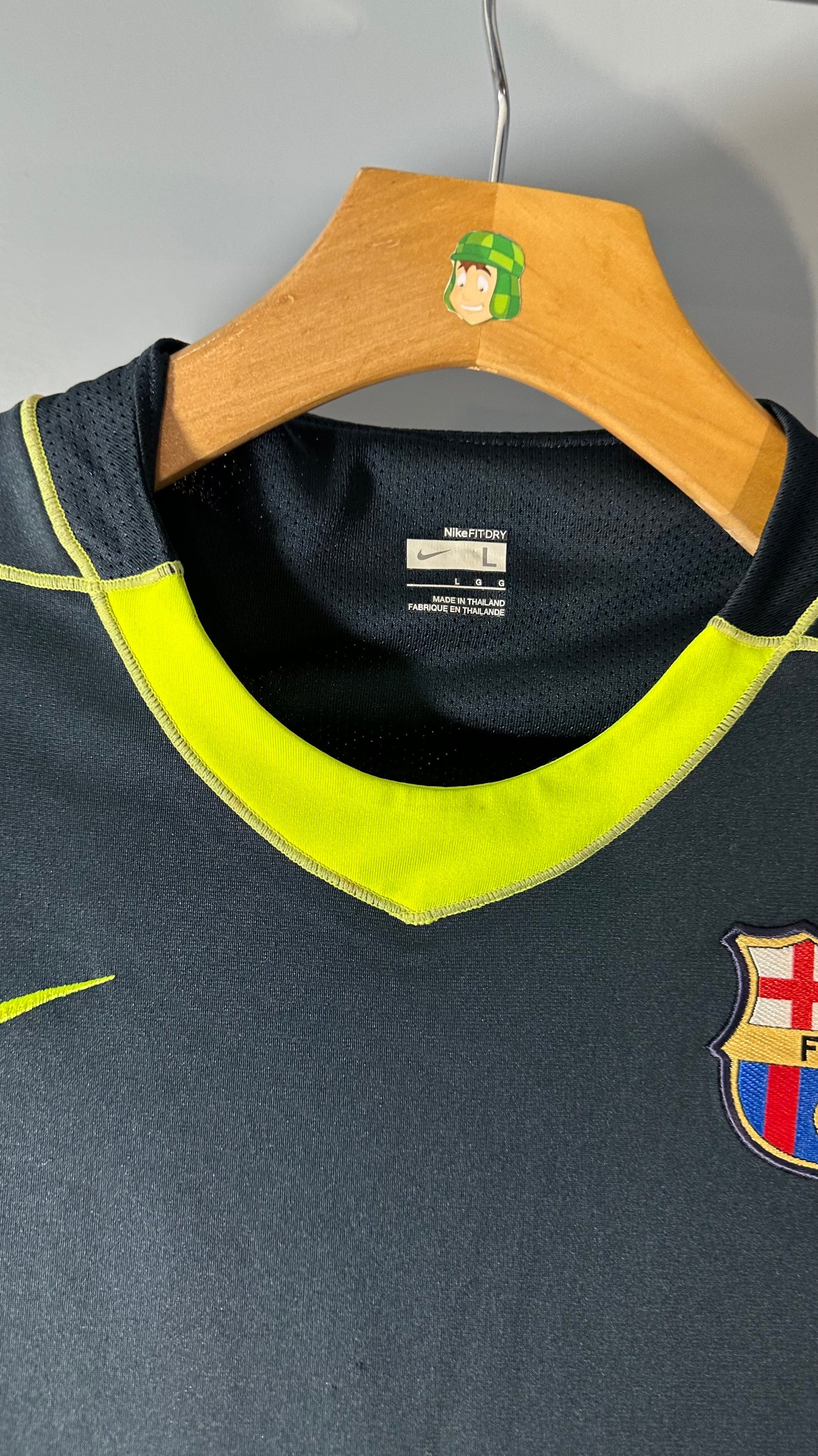 FC BARCELONA 2007 TRAINING JERSEY (L)