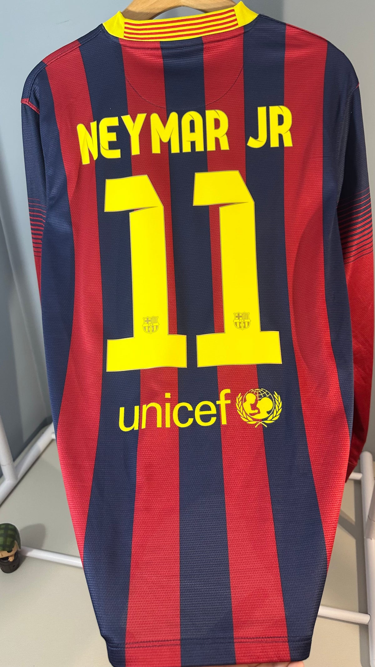 FC BARCELONA 2013/14 HOME - NEYMAR JR (M) L/S