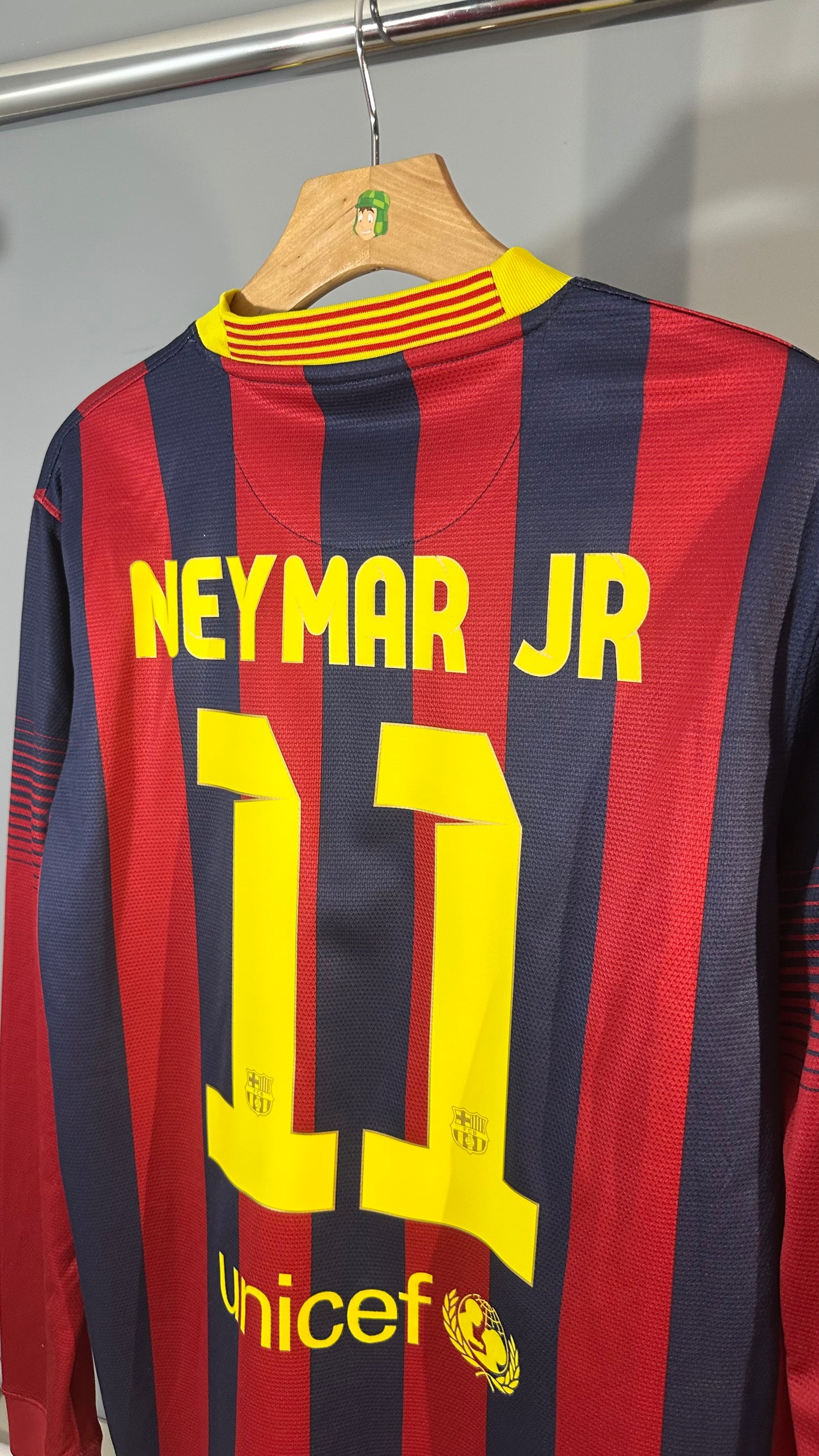 FC BARCELONA 2013/14 HOME - NEYMAR JR (M) L/S