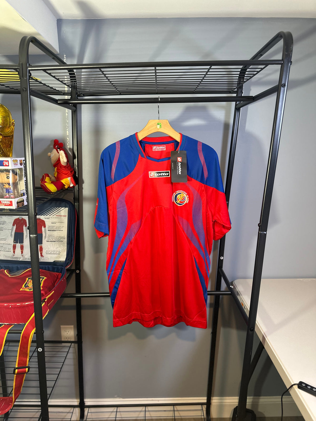 COSTA RICA 2008 HOME JERSEY (L) BNWT