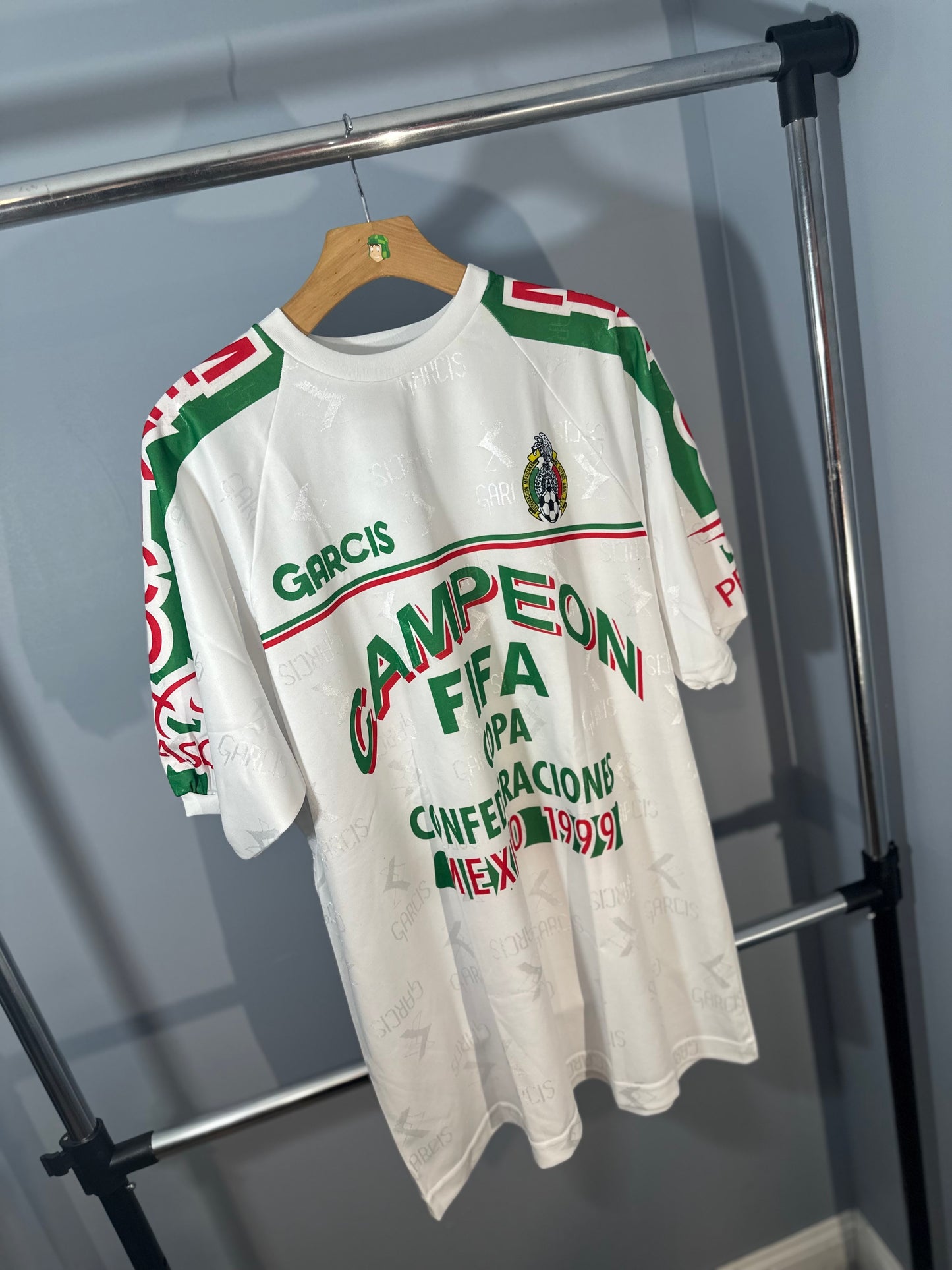 MEXICO 1999 GARCIS CAMPEON CONFEDERACIONES JERSEY (XL)