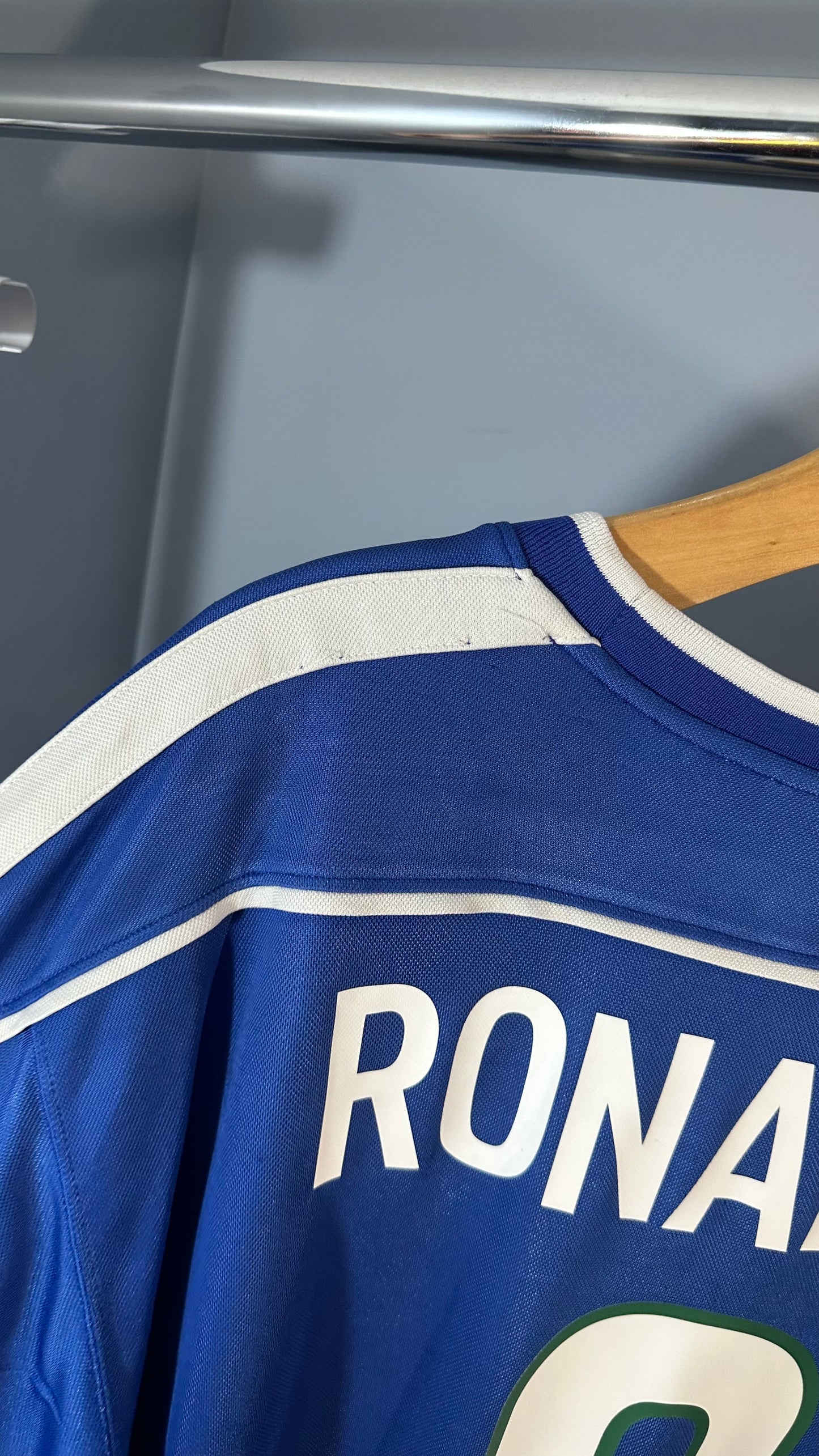 BRAZIL 1998/99 AWAY X RONALDO NAZARIO (XL)