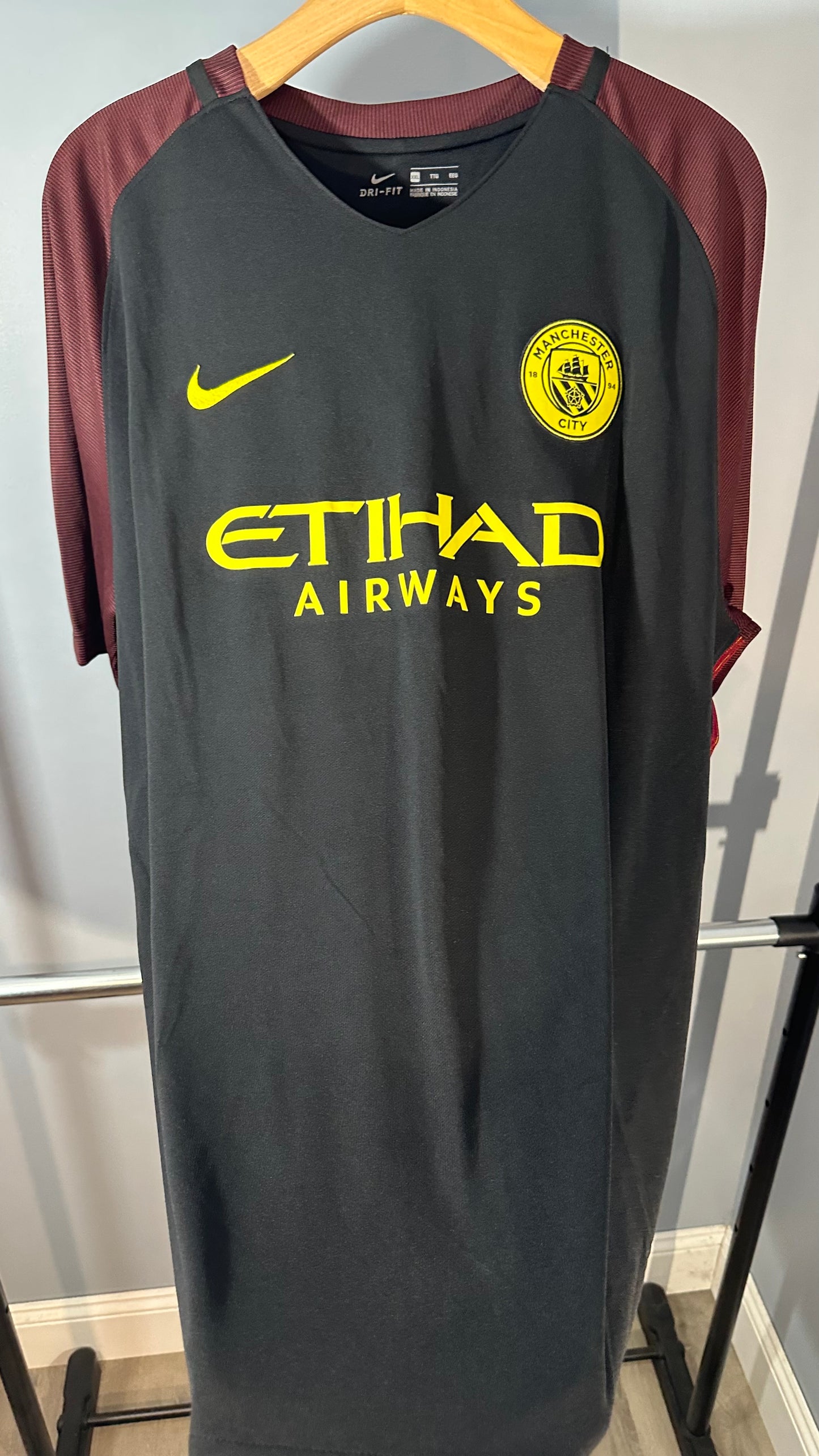 MANCHESTER CITY 2016 X KUN AGUERO AWAY (2XL)