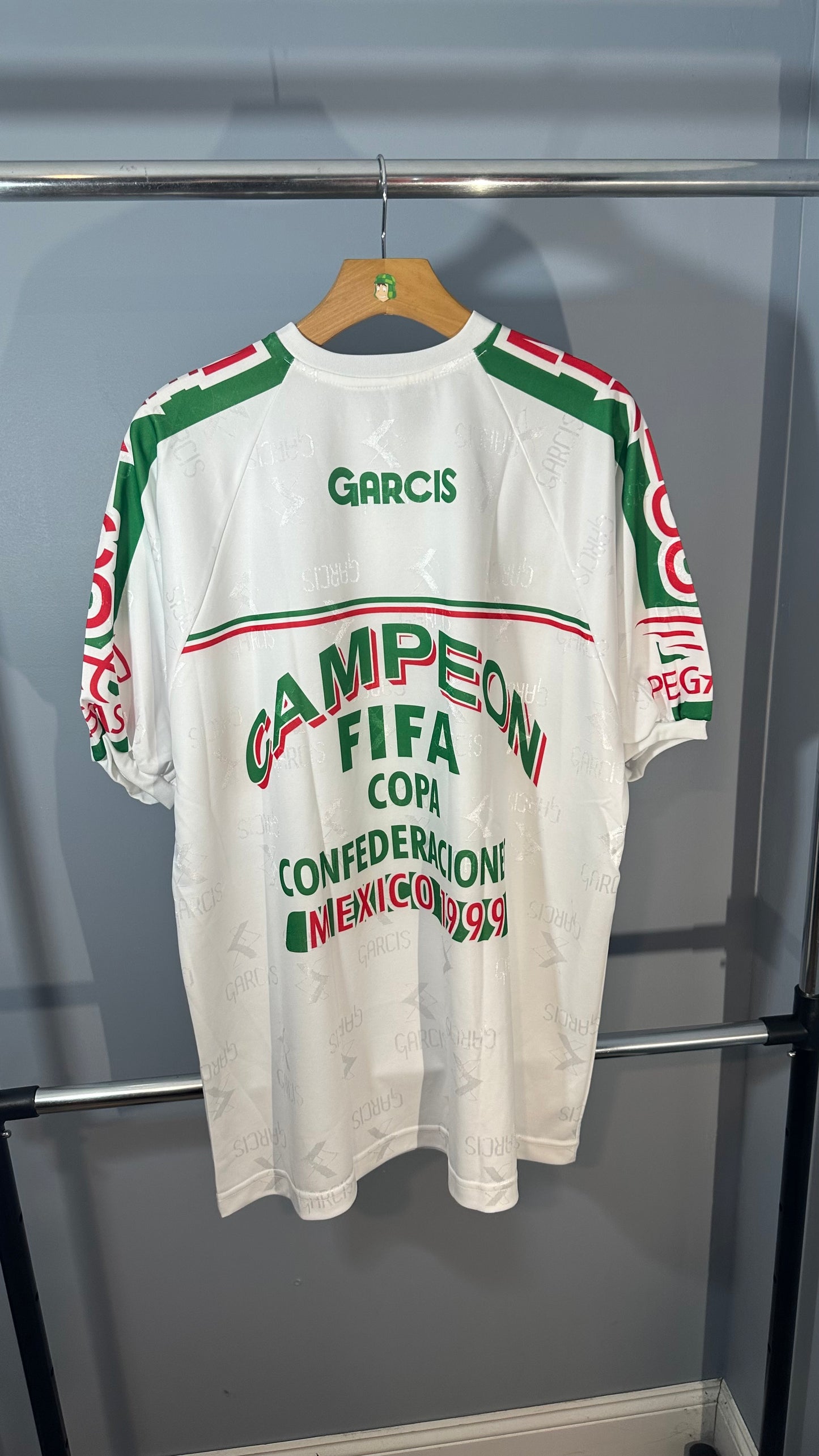 MEXICO 1999 GARCIS CAMPEON CONFEDERACIONES JERSEY (XL)