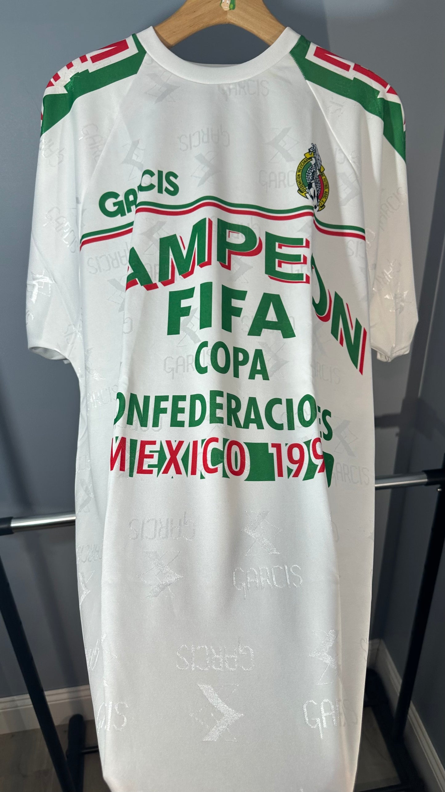MEXICO 1999 GARCIS CAMPEON CONFEDERACIONES JERSEY (XL)