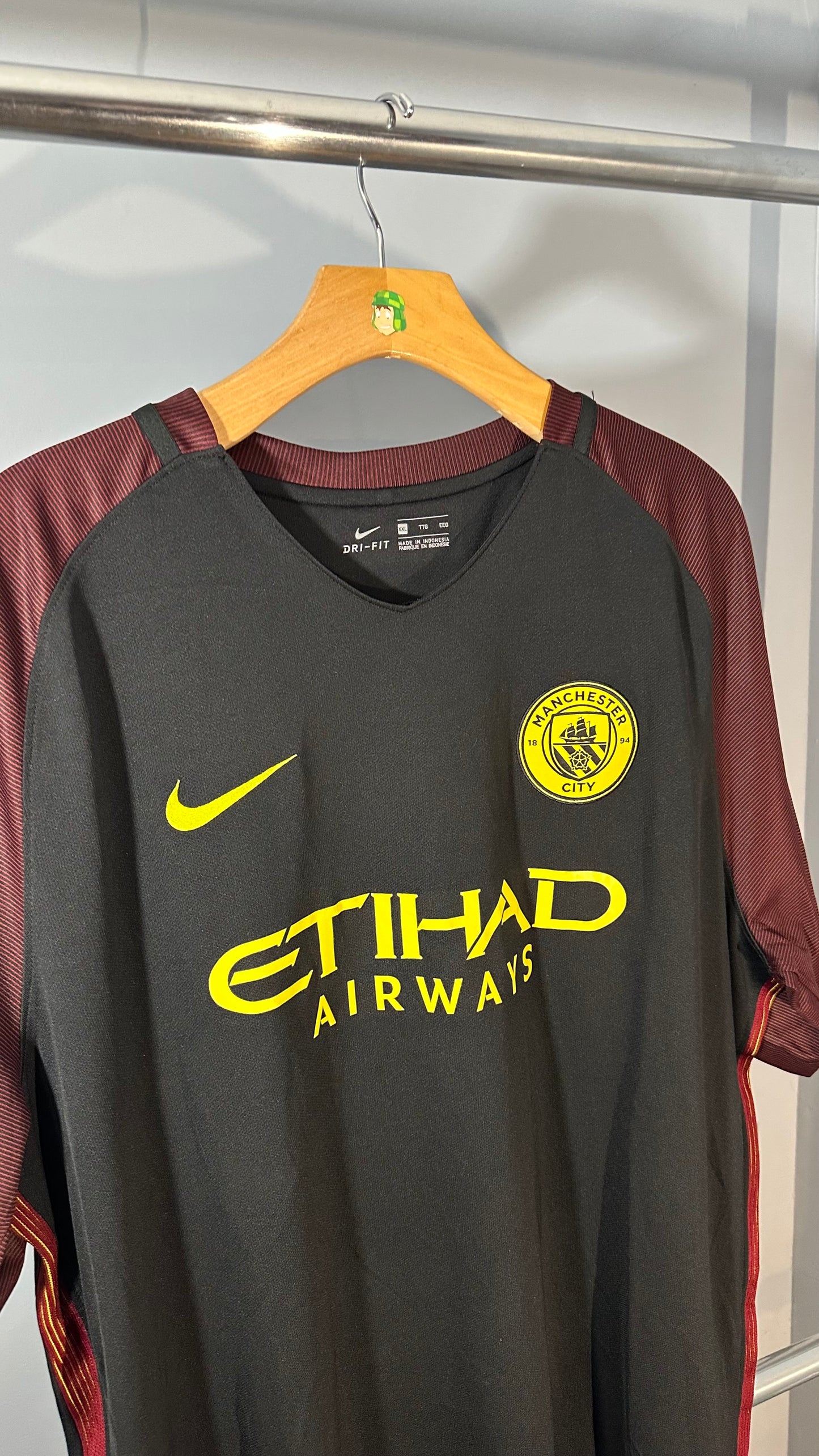 MANCHESTER CITY 2016 X KUN AGUERO AWAY (2XL)