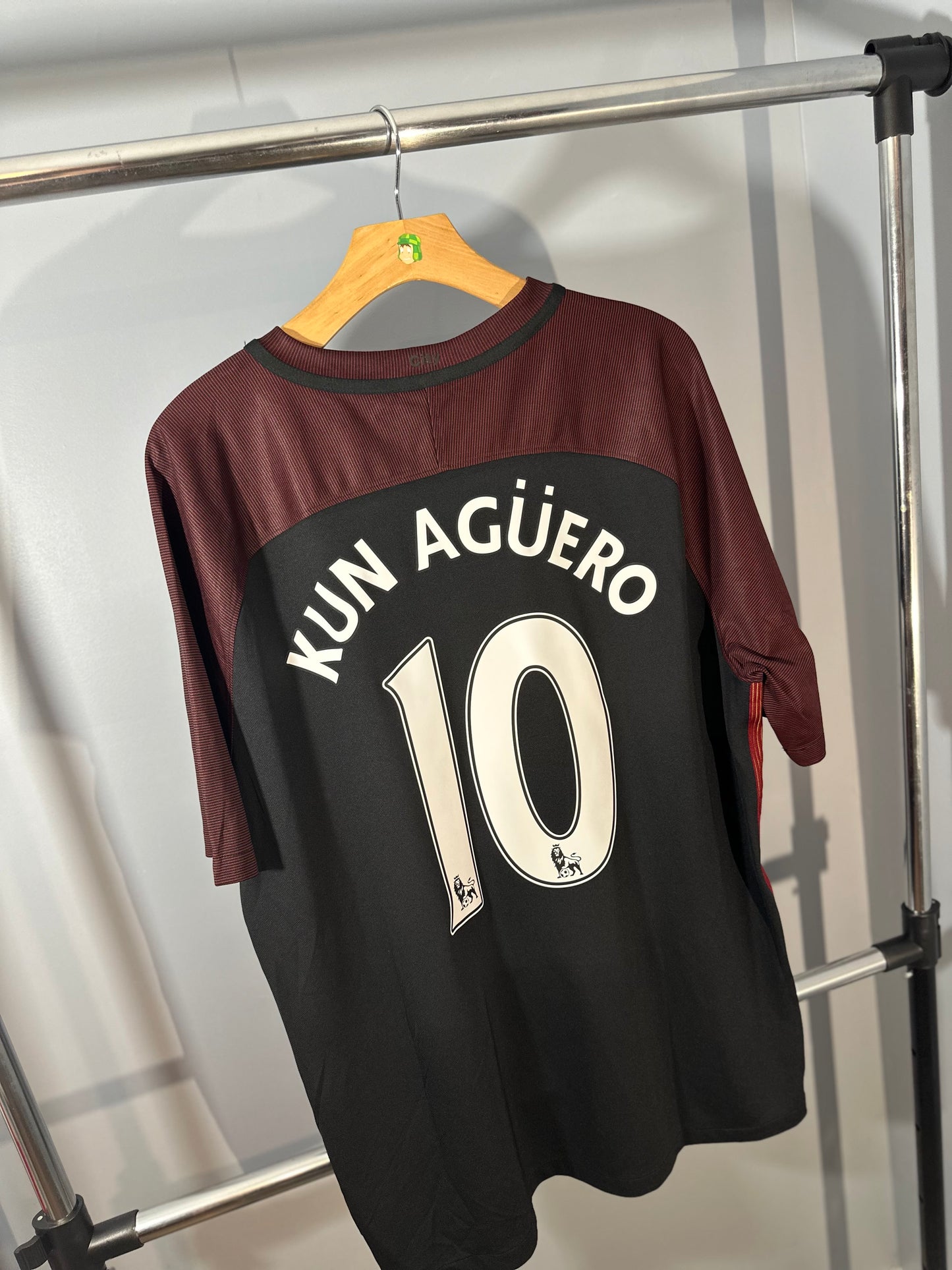 MANCHESTER CITY 2016 X KUN AGUERO AWAY (2XL)