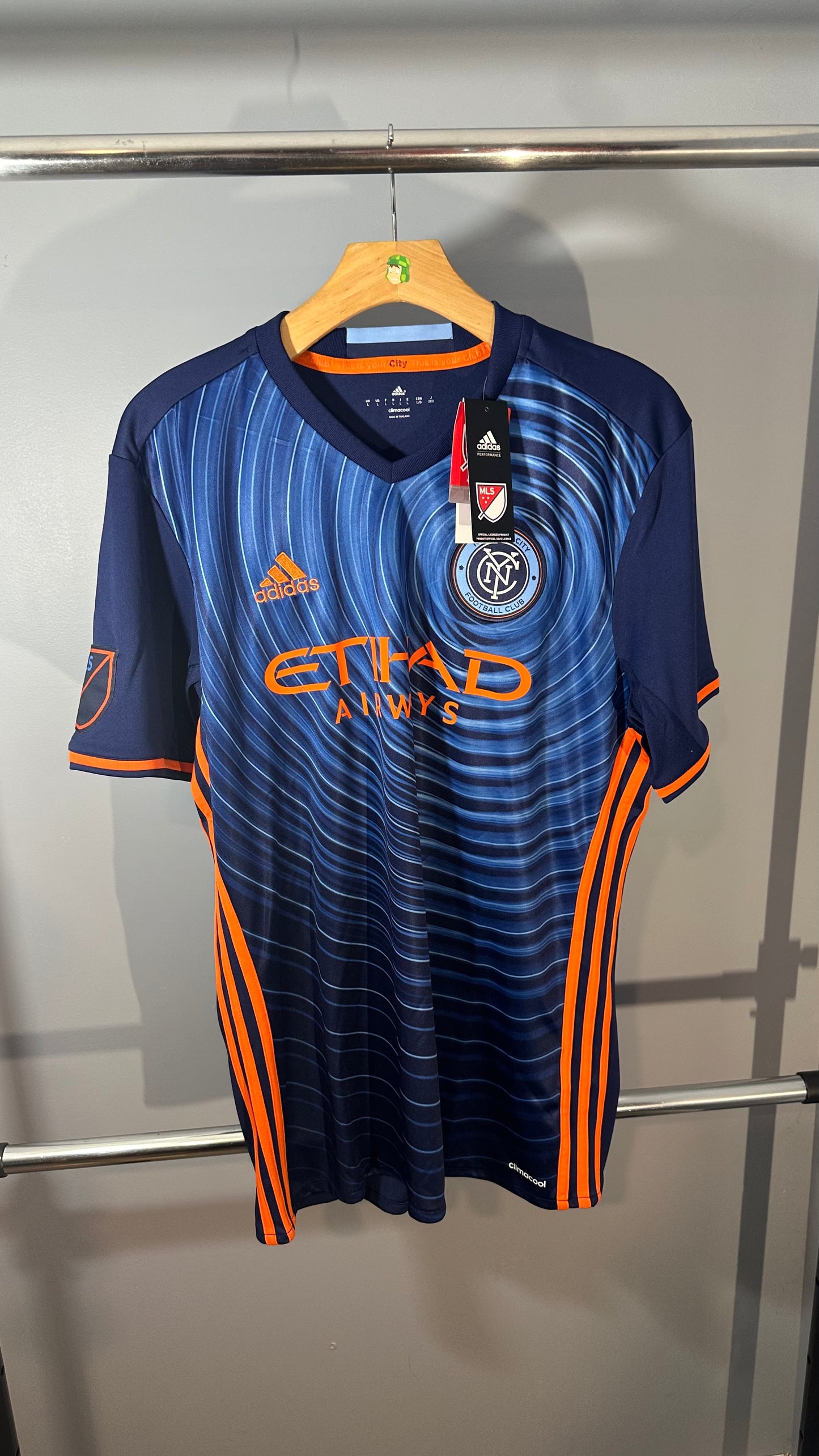 NEW YORK CITY FC 2016 AWAY X DAVID VILLA (L) BNWT