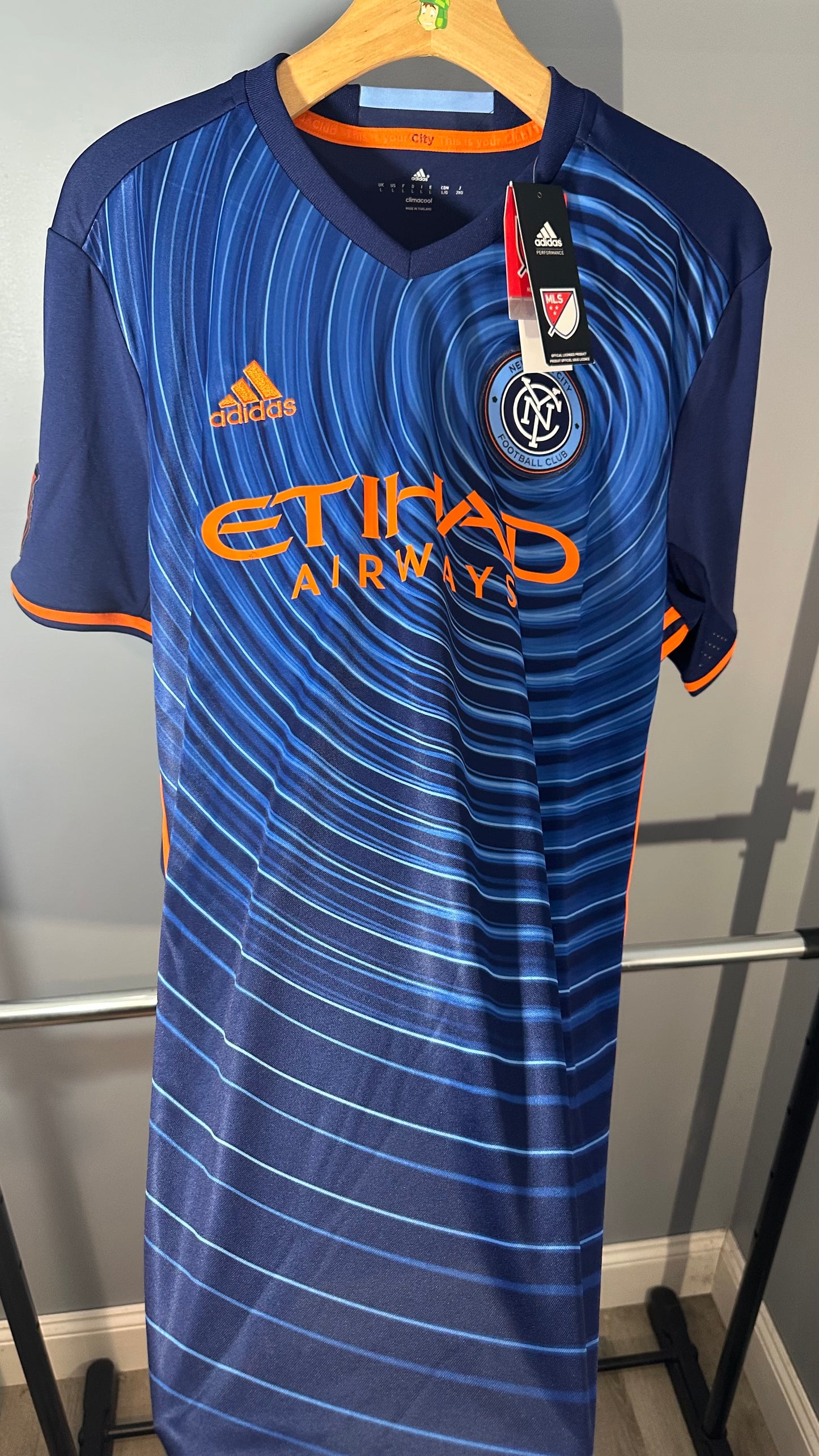 NEW YORK CITY FC 2016 AWAY X DAVID VILLA (L) BNWT