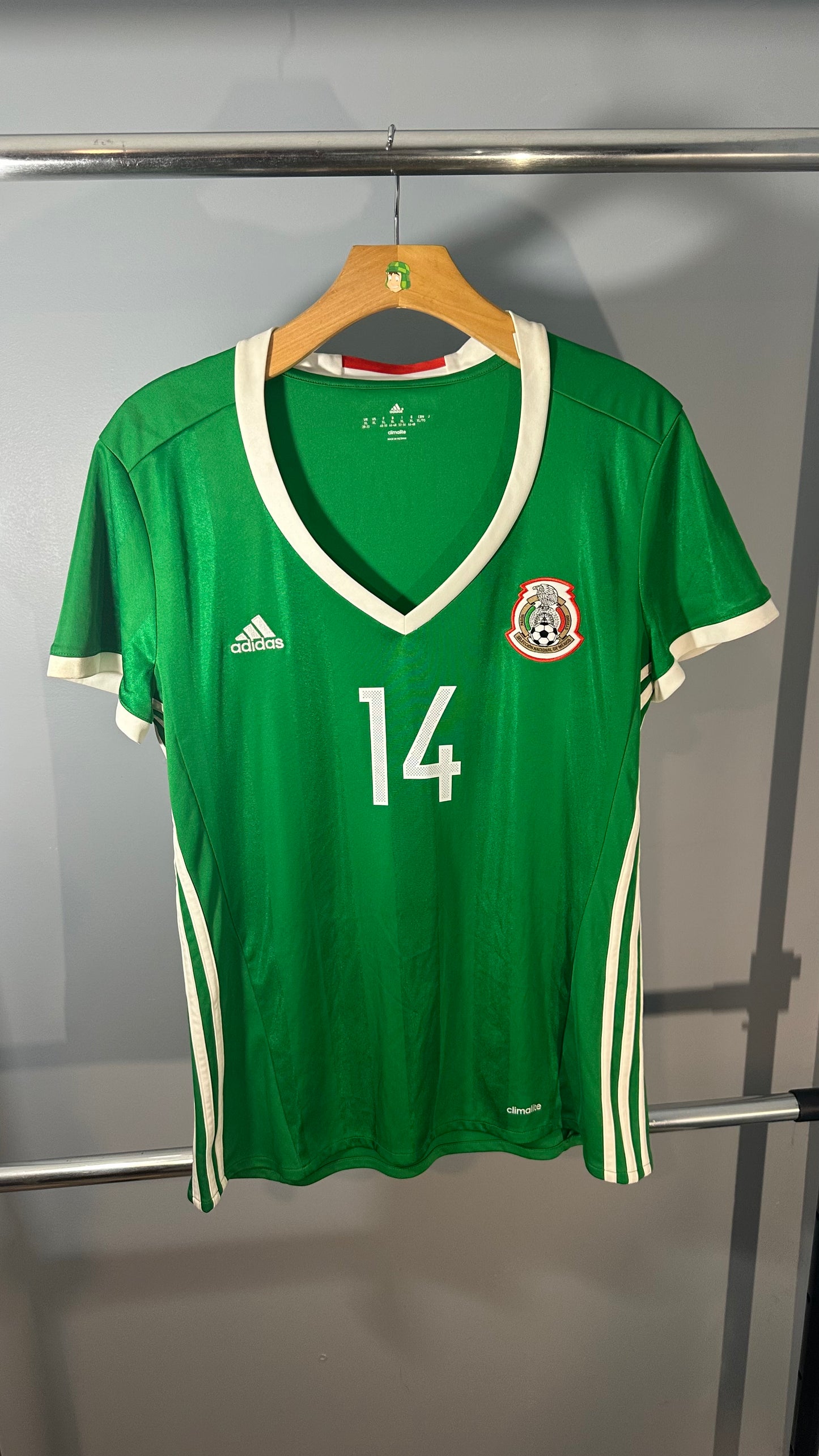 MEXICO 2016 HOME X JAVIER CHICHARITO HERNANDEZ (WOMEN'S XL)