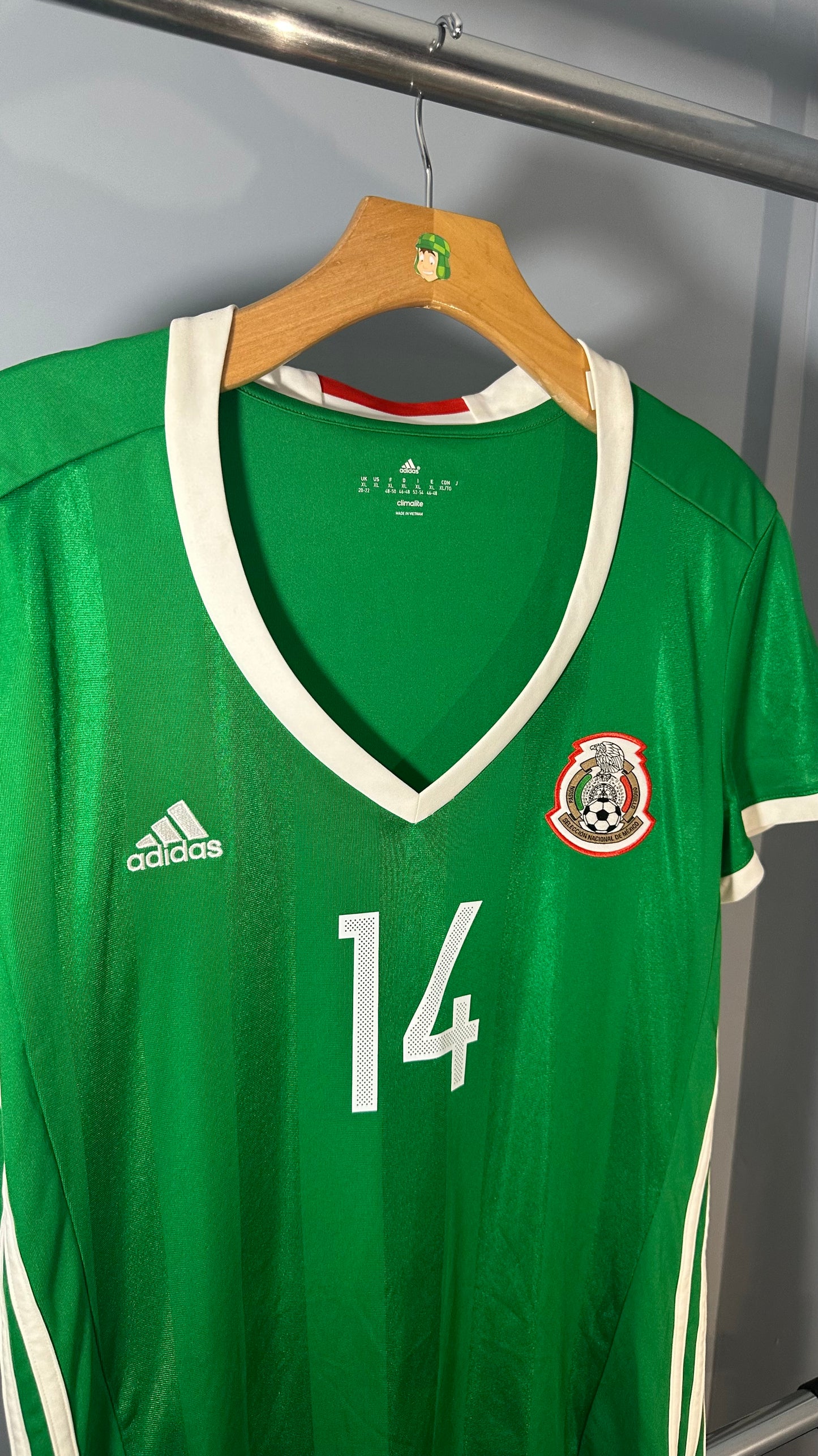 MEXICO 2016 HOME X JAVIER CHICHARITO HERNANDEZ (WOMEN'S XL)
