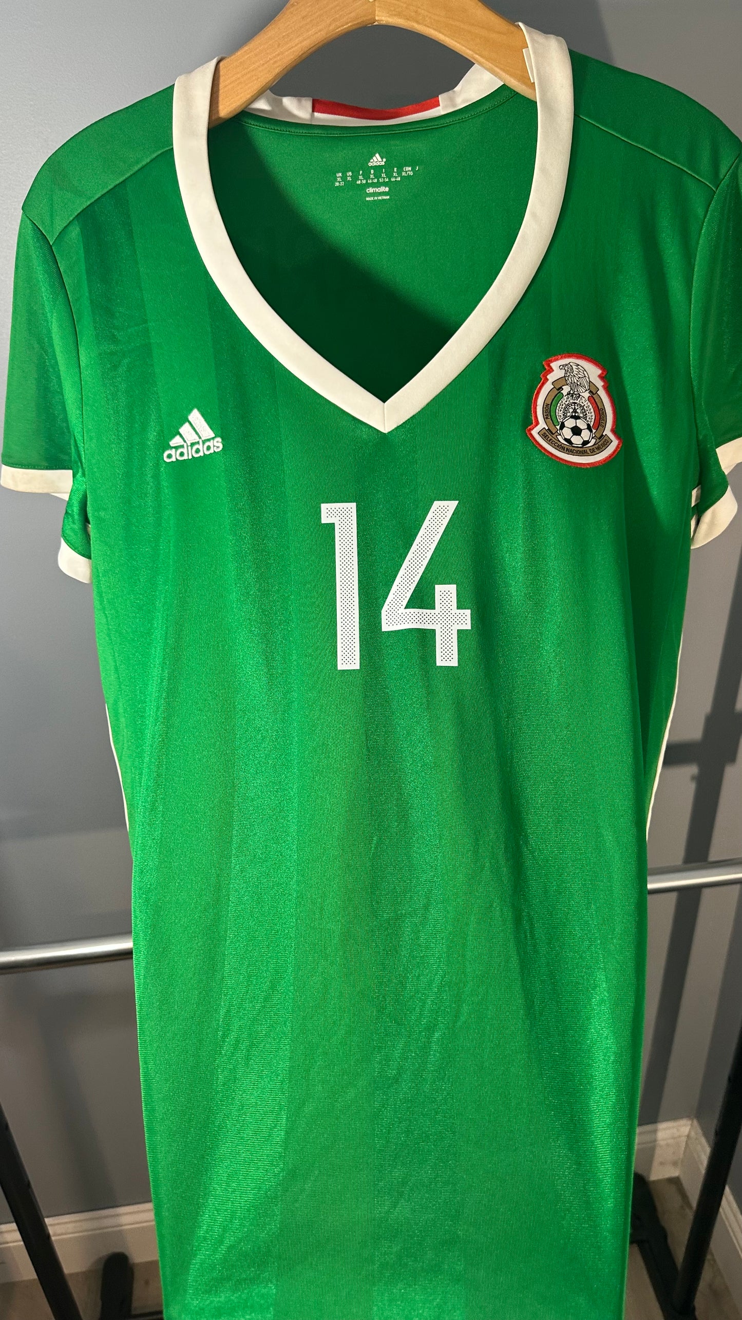 MEXICO 2016 HOME X JAVIER CHICHARITO HERNANDEZ (WOMEN'S XL)
