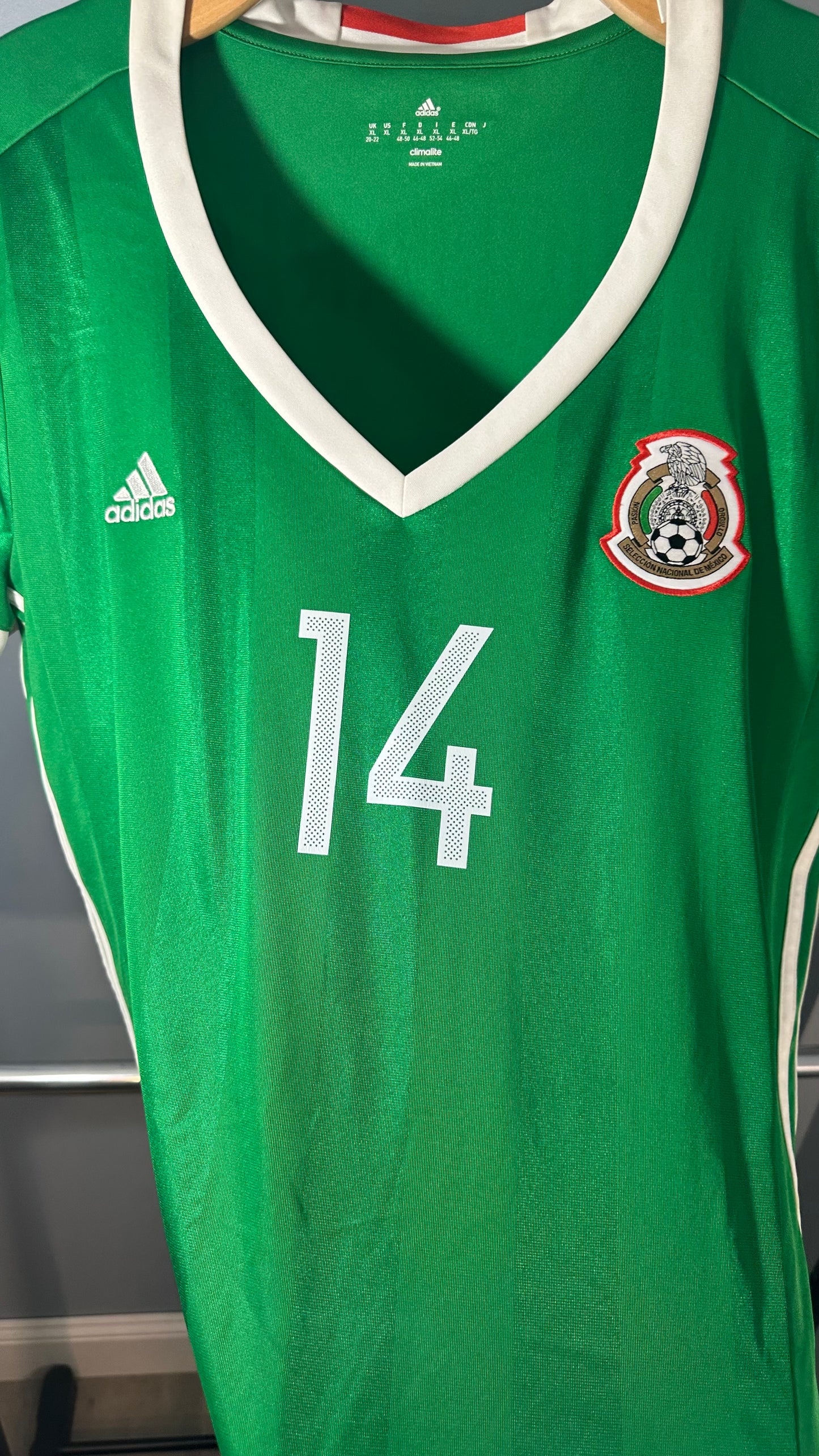 MEXICO 2016 HOME X JAVIER CHICHARITO HERNANDEZ (WOMEN'S XL)