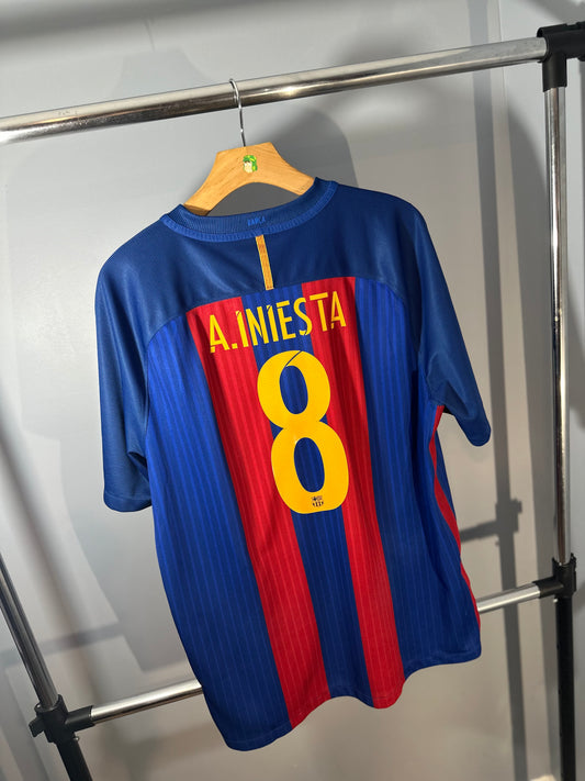 FC BARCELONA 2016 HOME X ANDRES INIESTA (XL)