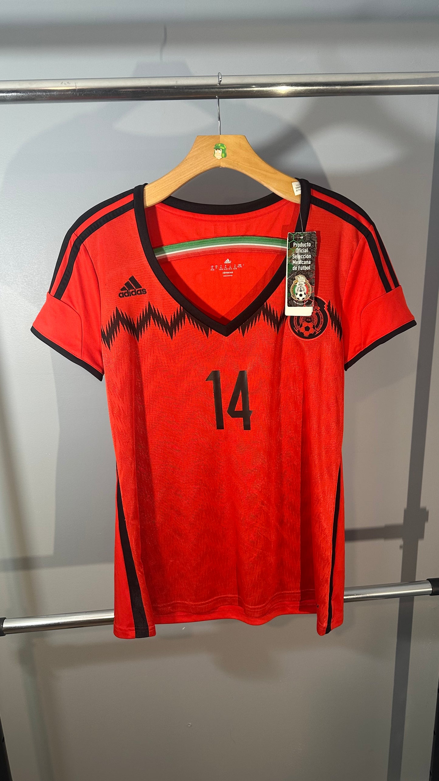 MEXICO 2014 AWAY X JAVIER HERNANDEZ CHICHARITO (WOMEN'S XL)