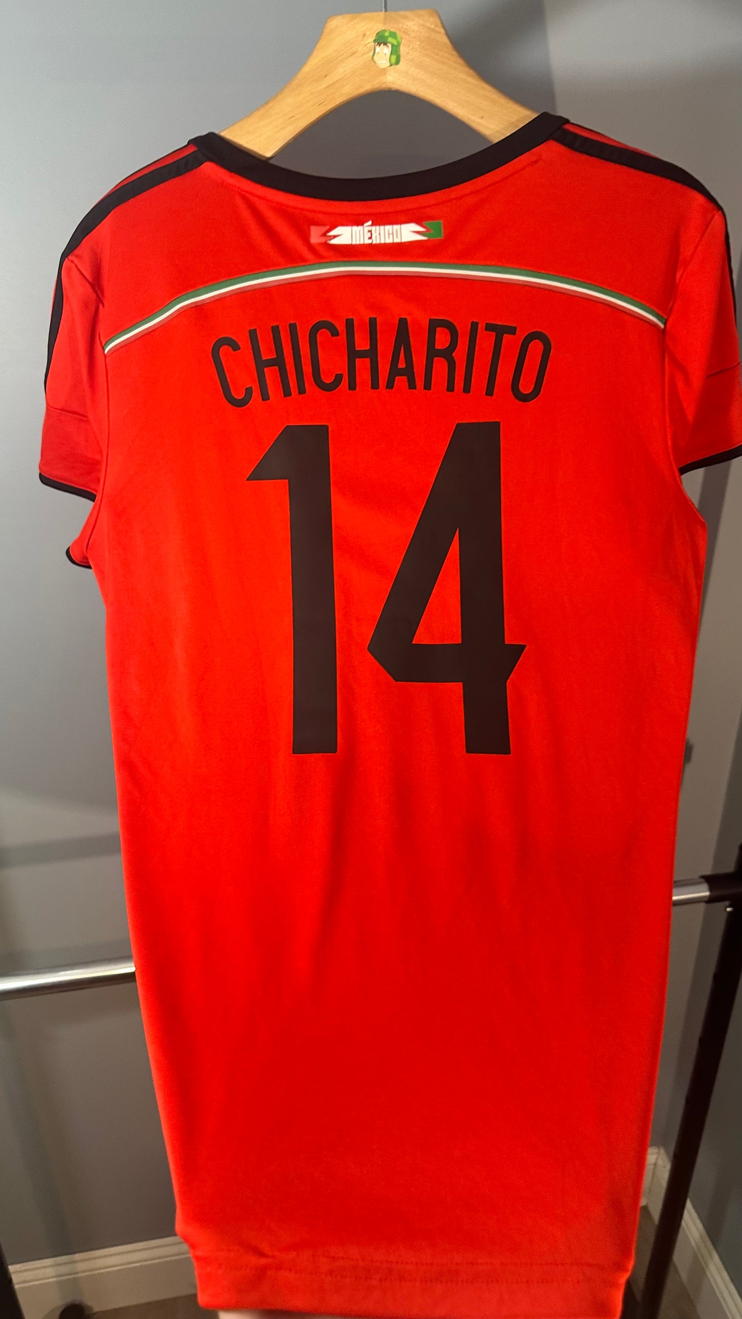 MEXICO 2014 AWAY X JAVIER HERNANDEZ CHICHARITO (WOMEN'S XL)