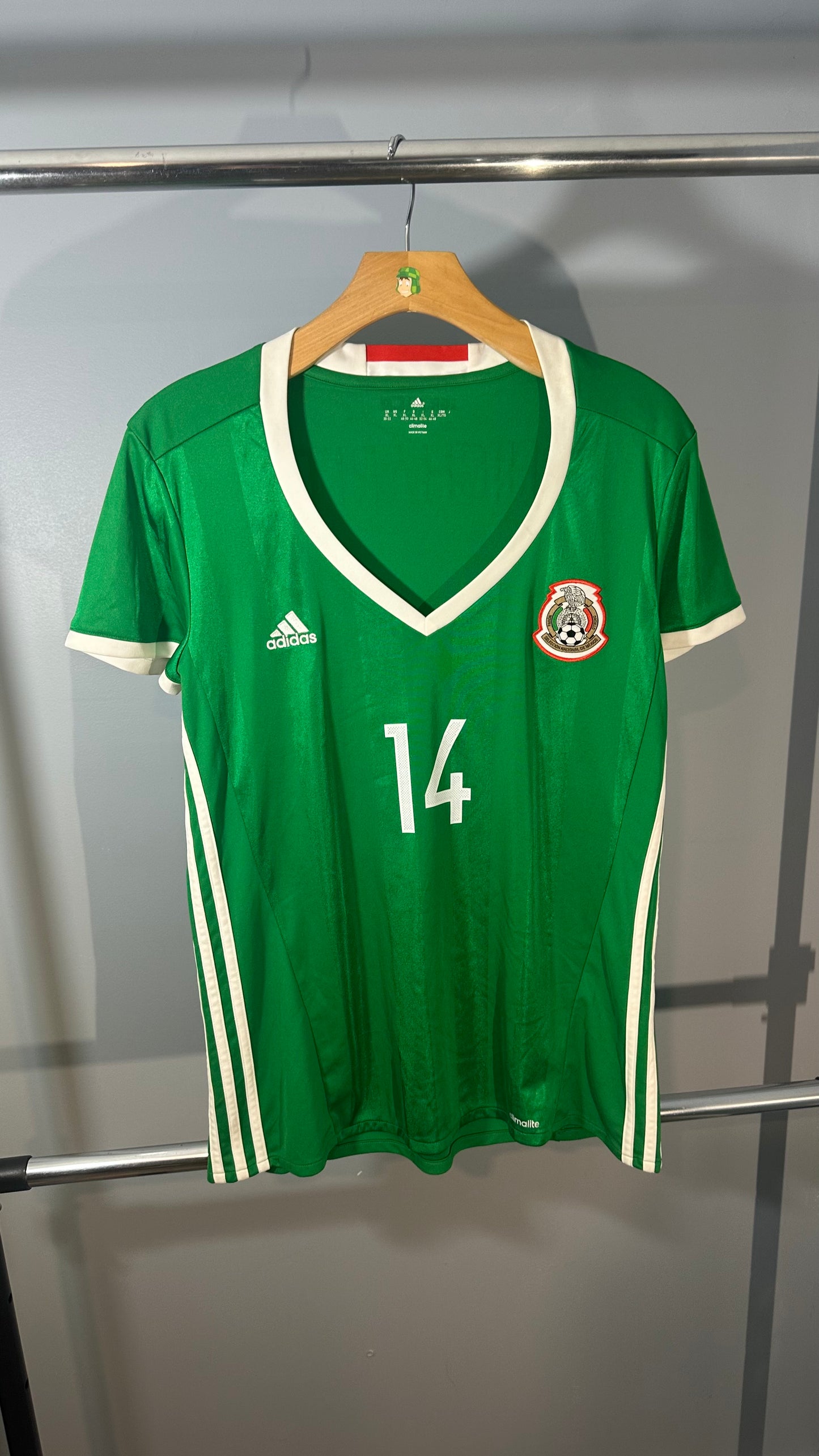 MEXICO 2017 HOME X JAVIER HERNANDEZ CHICHARITO (WOMEN'S XL)