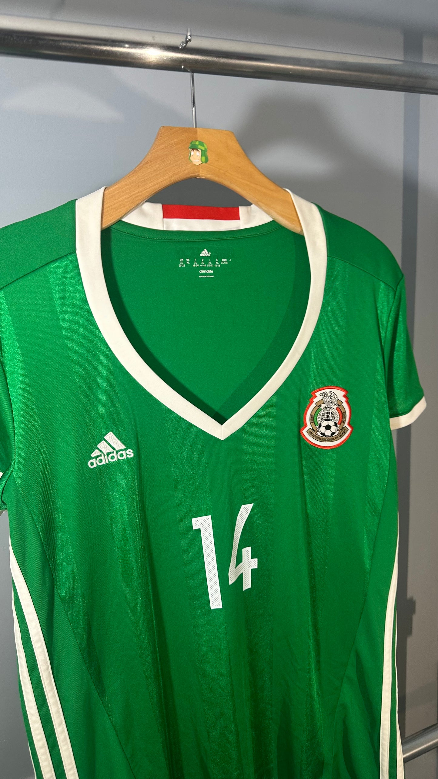 MEXICO 2017 HOME X JAVIER HERNANDEZ CHICHARITO (WOMEN'S XL)