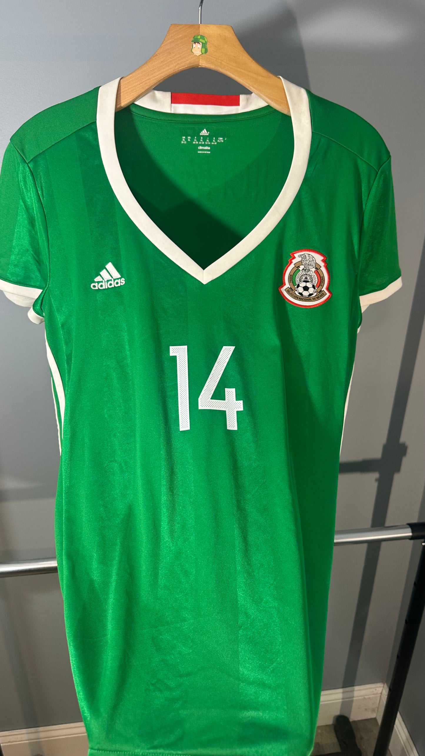 MEXICO 2017 HOME X JAVIER HERNANDEZ CHICHARITO (WOMEN'S XL)