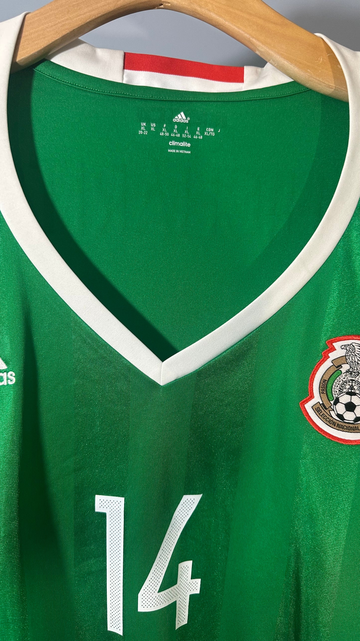 MEXICO 2017 HOME X JAVIER HERNANDEZ CHICHARITO (WOMEN'S XL)